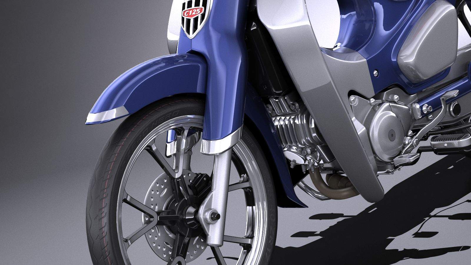 Honda Super Cub C125 2019 3D Model