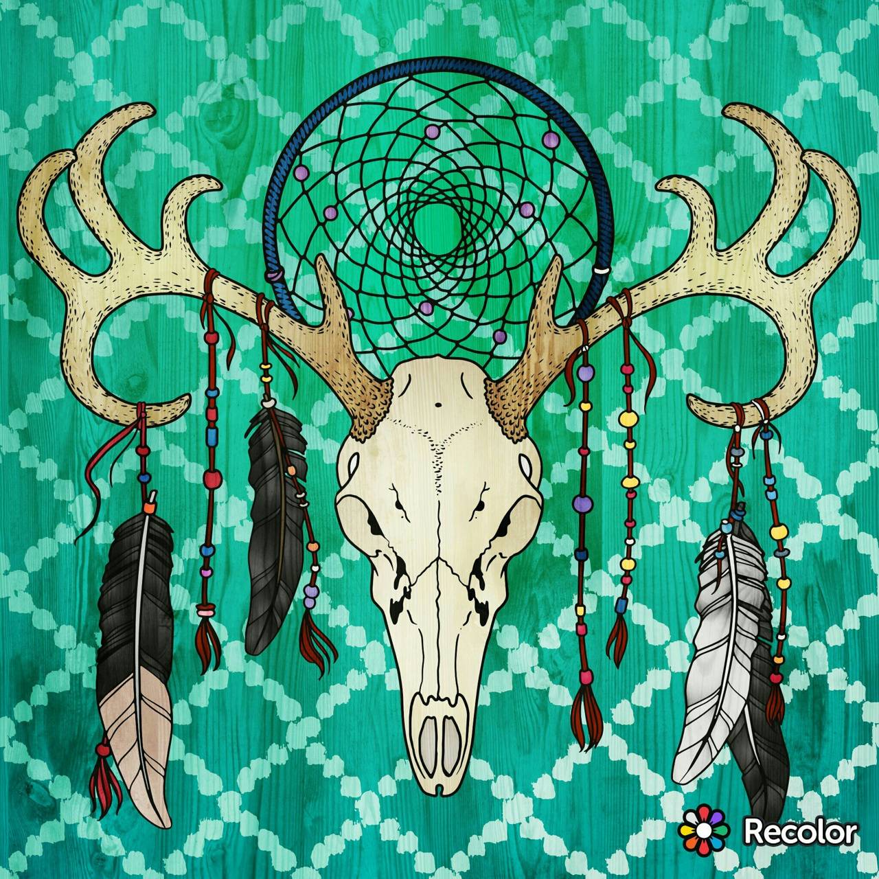 Deerskull wallpaper