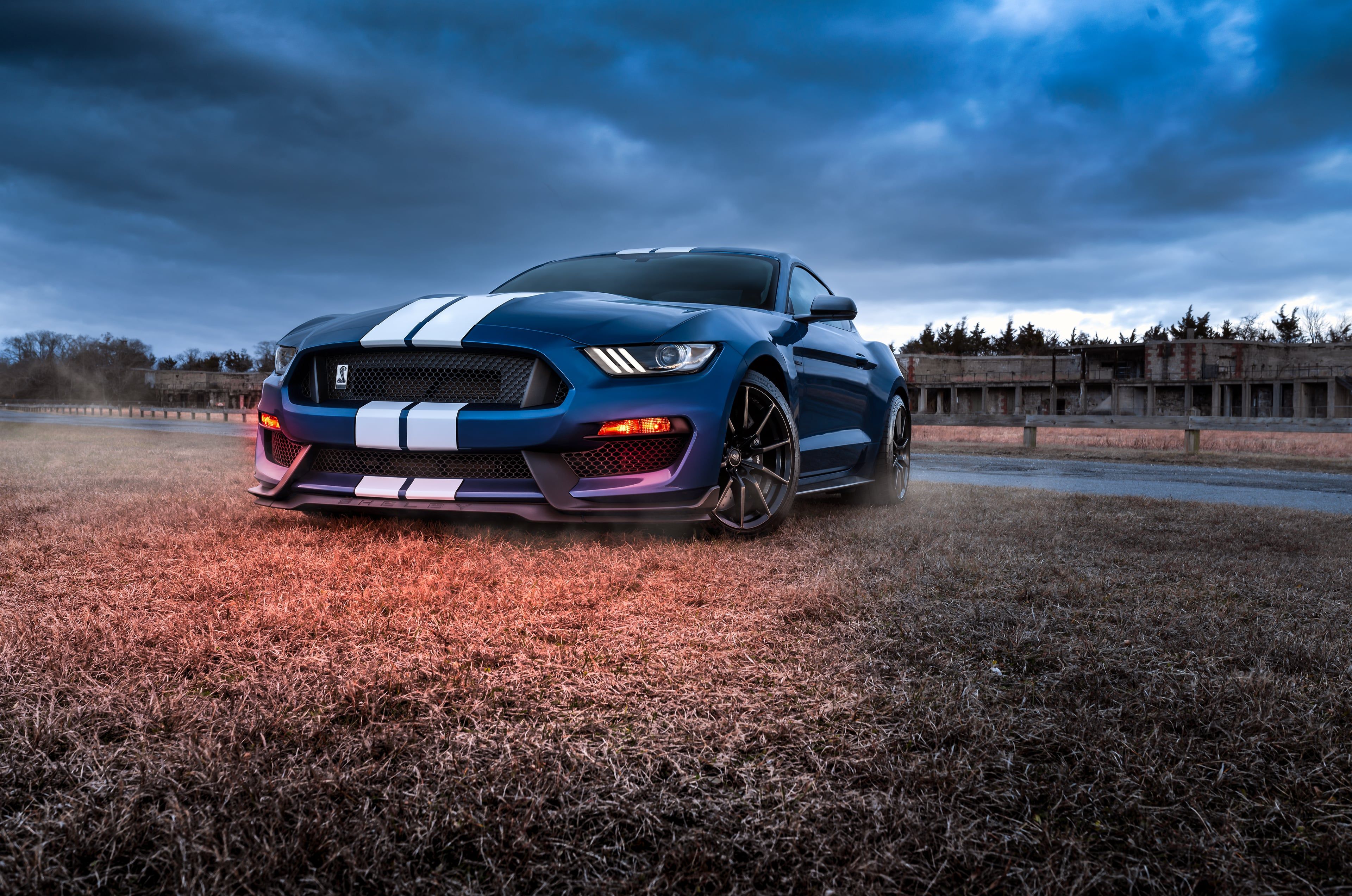Blue, Car, Ford, Ford Mustang Wallpaper & Background Image