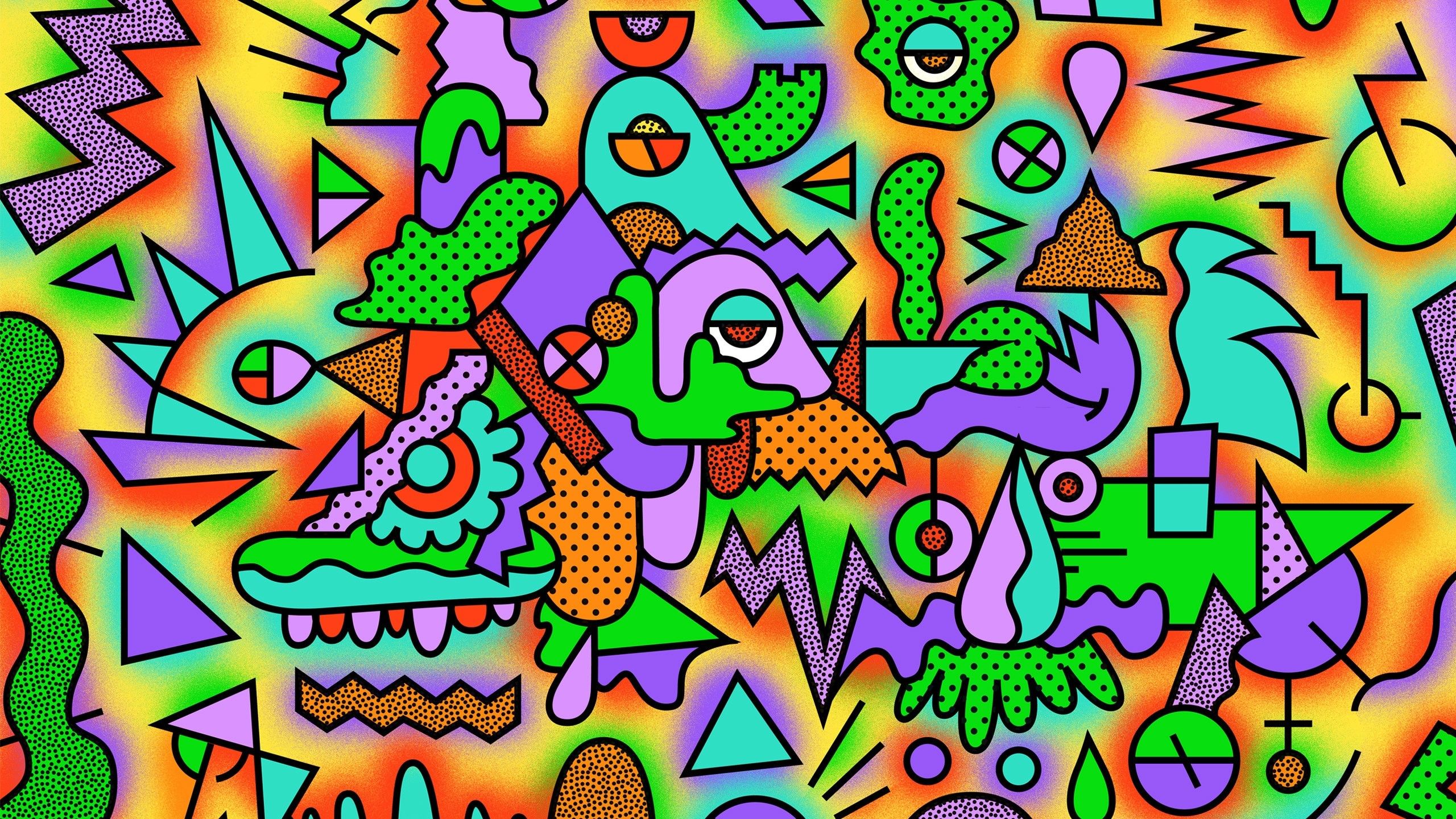 acid HD wallpaper, background