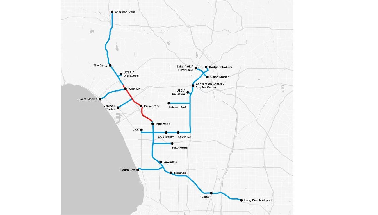 The Boring Company Releases A Map Showing Potential Tunnel Routes Under Los Angeles Picture, Photo, Wallpaper