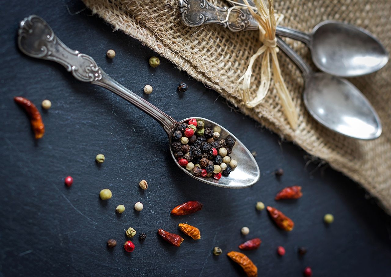 Wallpaper Black pepper Food Spoon Seasoning