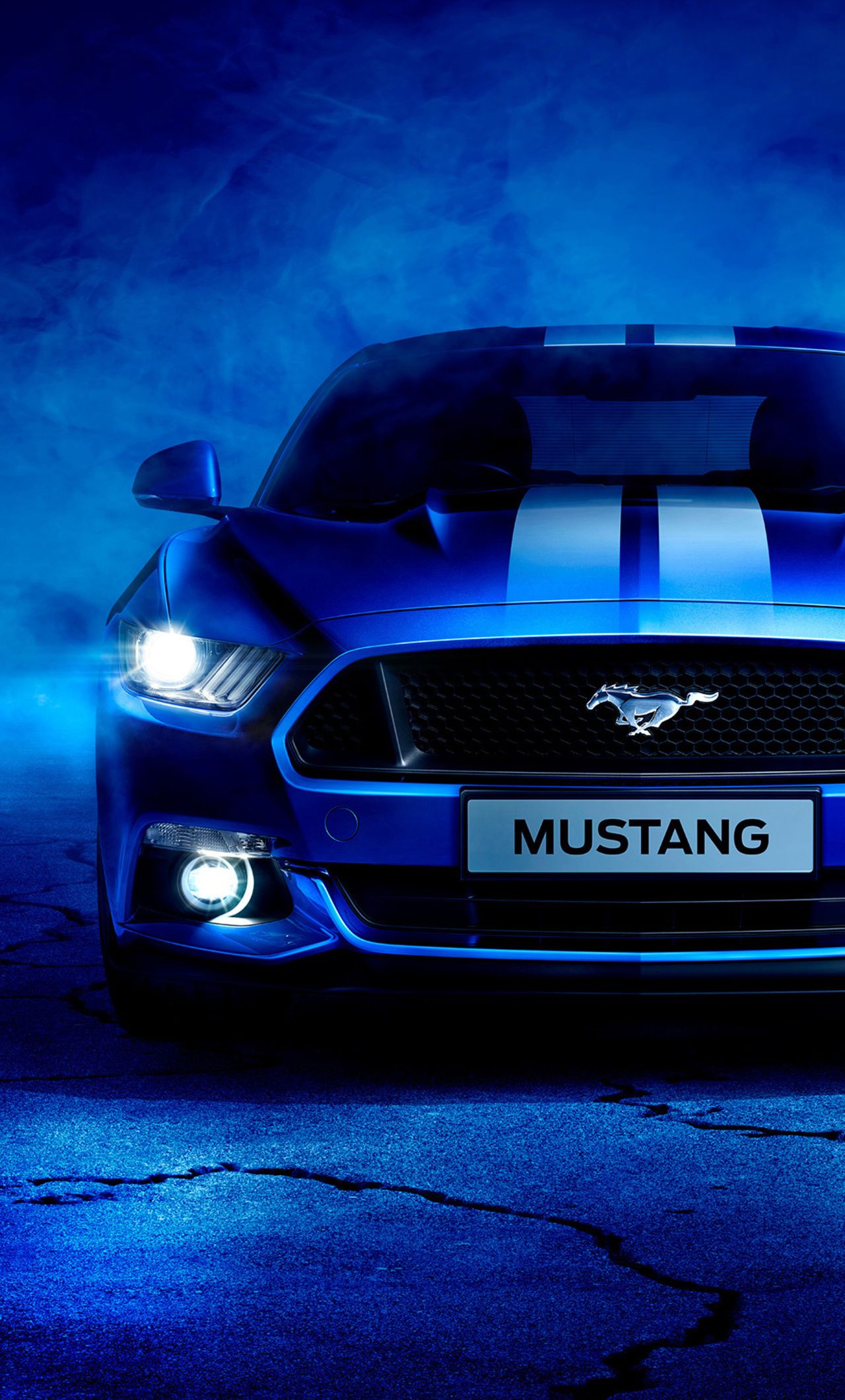 Blue Ford Mustang iPhone HD 4k Wallpaper, Image, Background, Photo and Picture