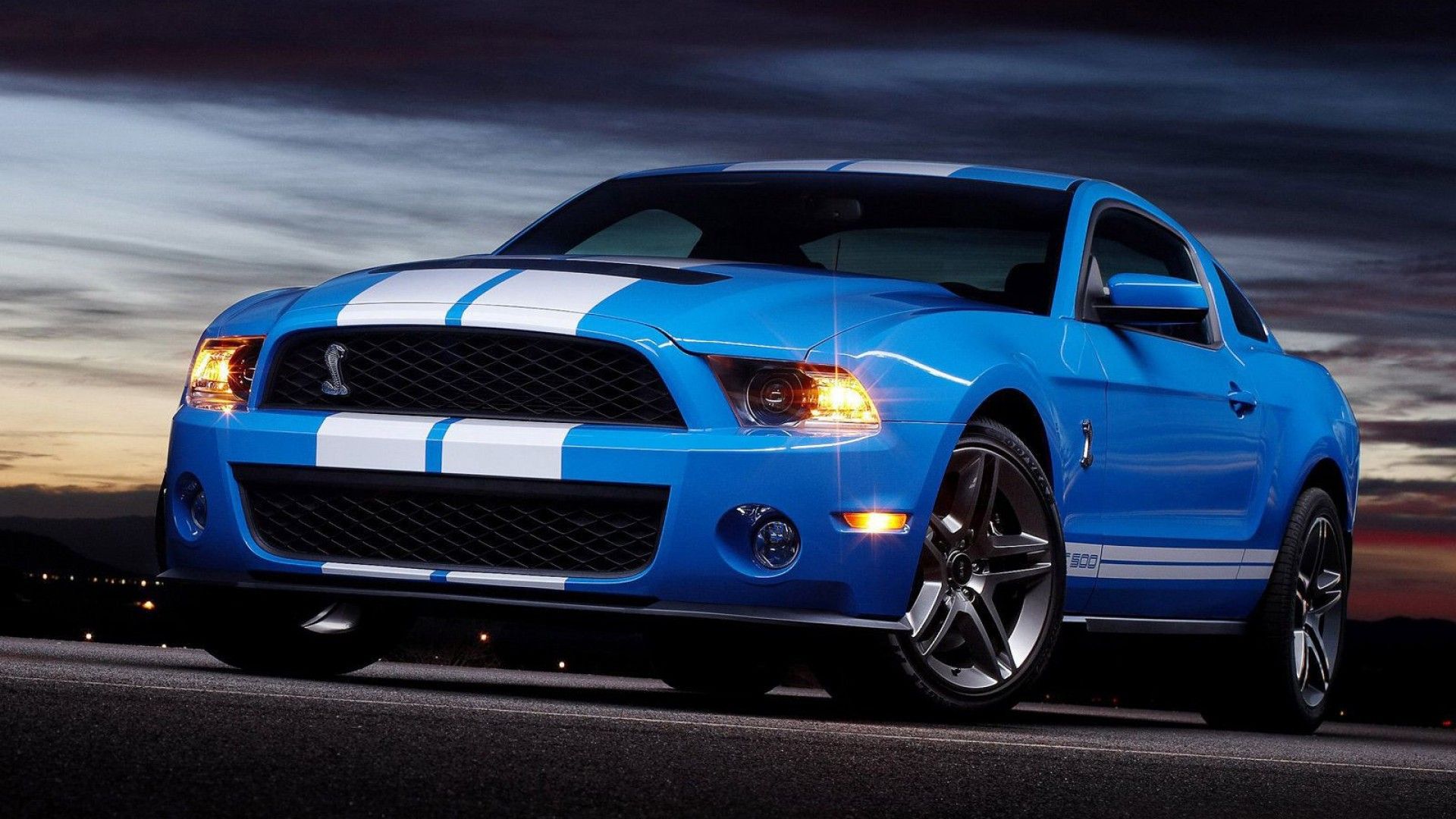 Ford Mustang Shelby Gt500 Blue