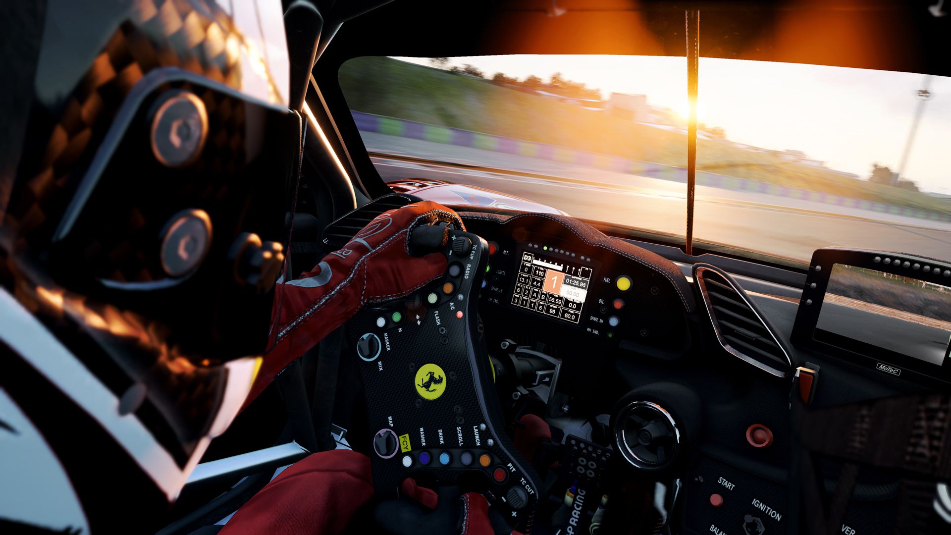 The latest Assetto Corsa Competizione update brings in the prancing horse. Fanatec GT World Challenge Europe Powered