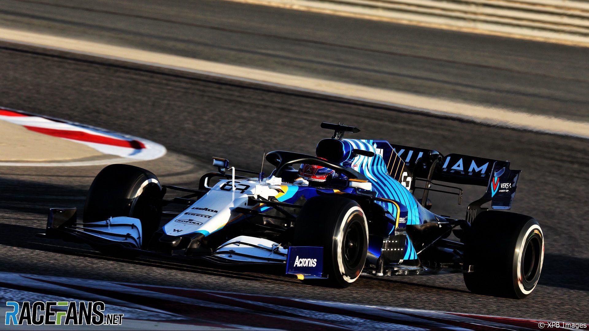 George Russell, Williams, Bahrain International Circuit, 2021 · RaceFans