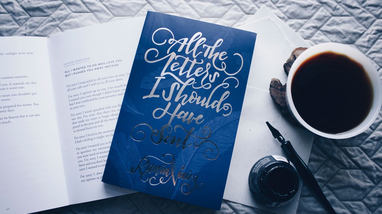 Download wallpaper 1280x720 calligraphy, inscription, postcard, ink hd, hdv, 720p HD background