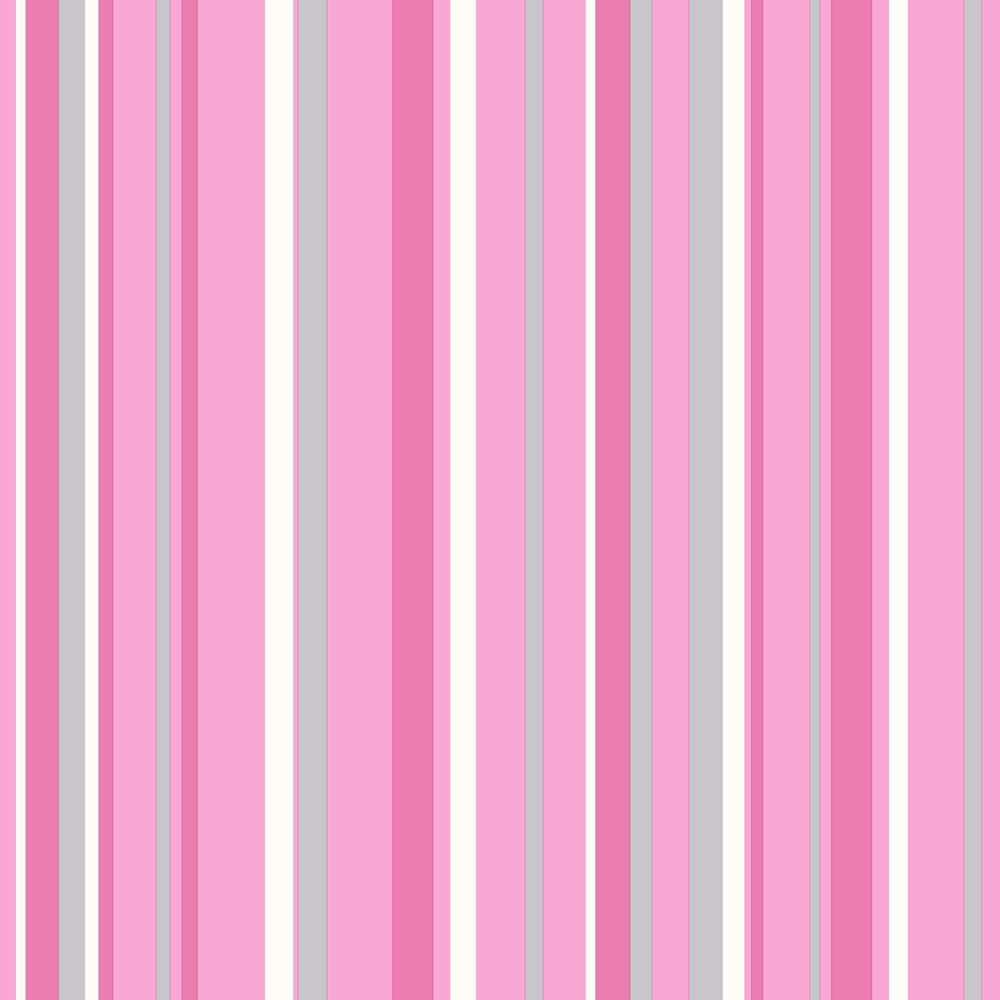 Havana Stripe Wallpaper Pink / Silver / White (M0547). Striped wallpaper, Pink stripe wallpaper, Pink wallpaper for walls