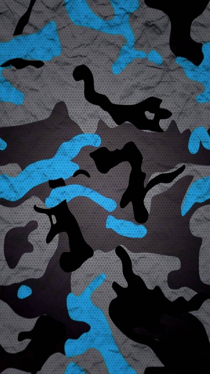 Blue Wallpaper by georgekev. Camo wallpaper, Camoflauge wallpaper, Camouflage wallpaper