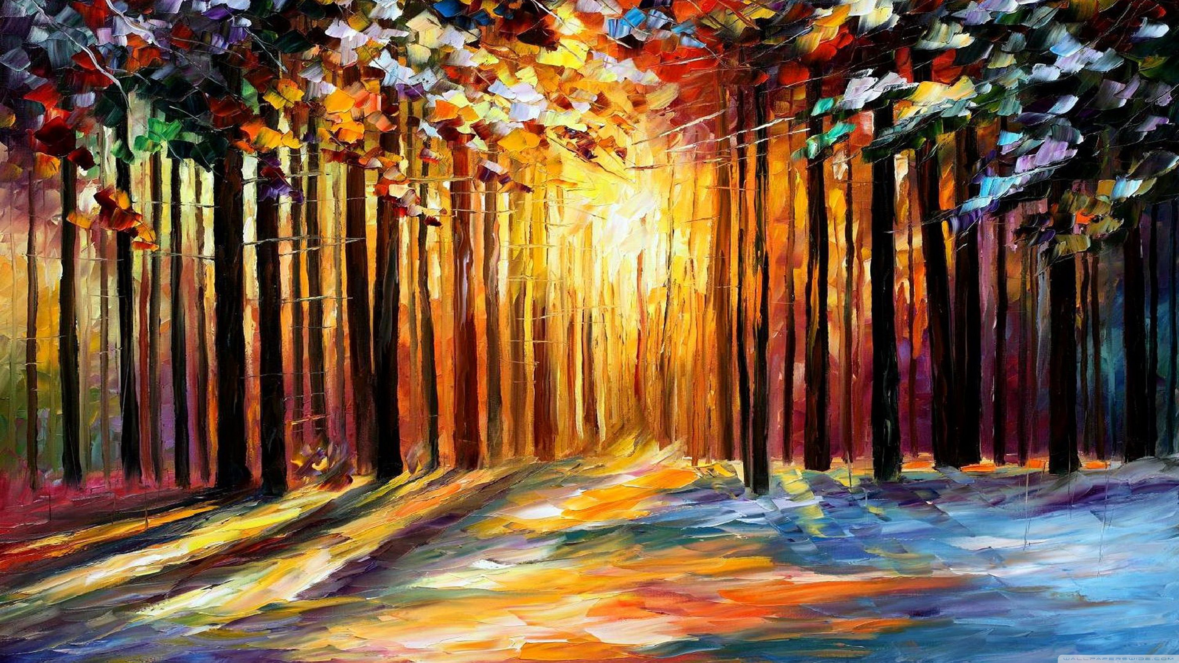 FOREST ART 4K Ultra HD Desktop Background Wallpaper for 4K UHD TV