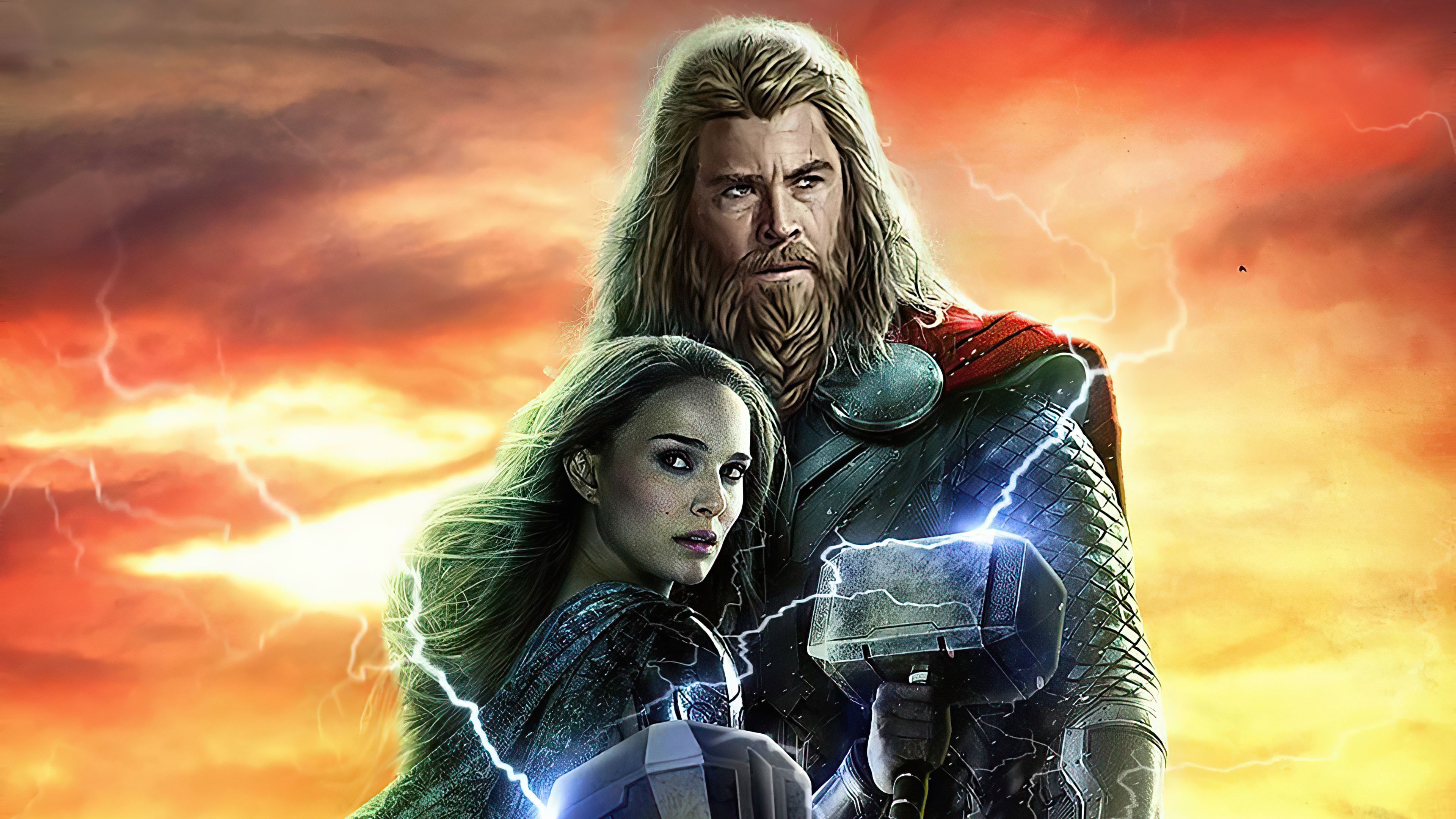 Thor Love And Thunder Artwork. Chris hemsworth, The mighty thor, Hemsworth