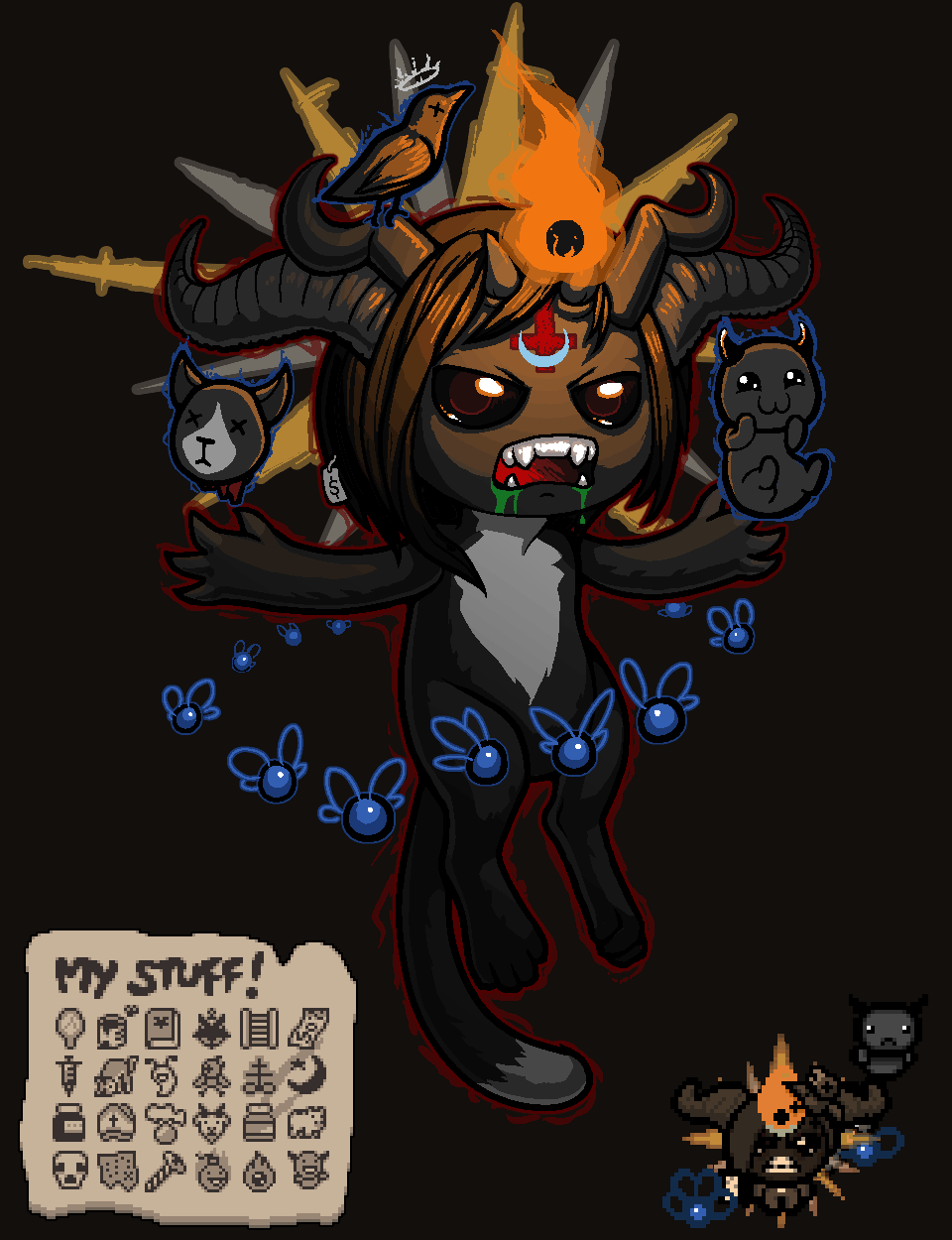 (960×1250). The binding of isaac, Isaac, Fan art