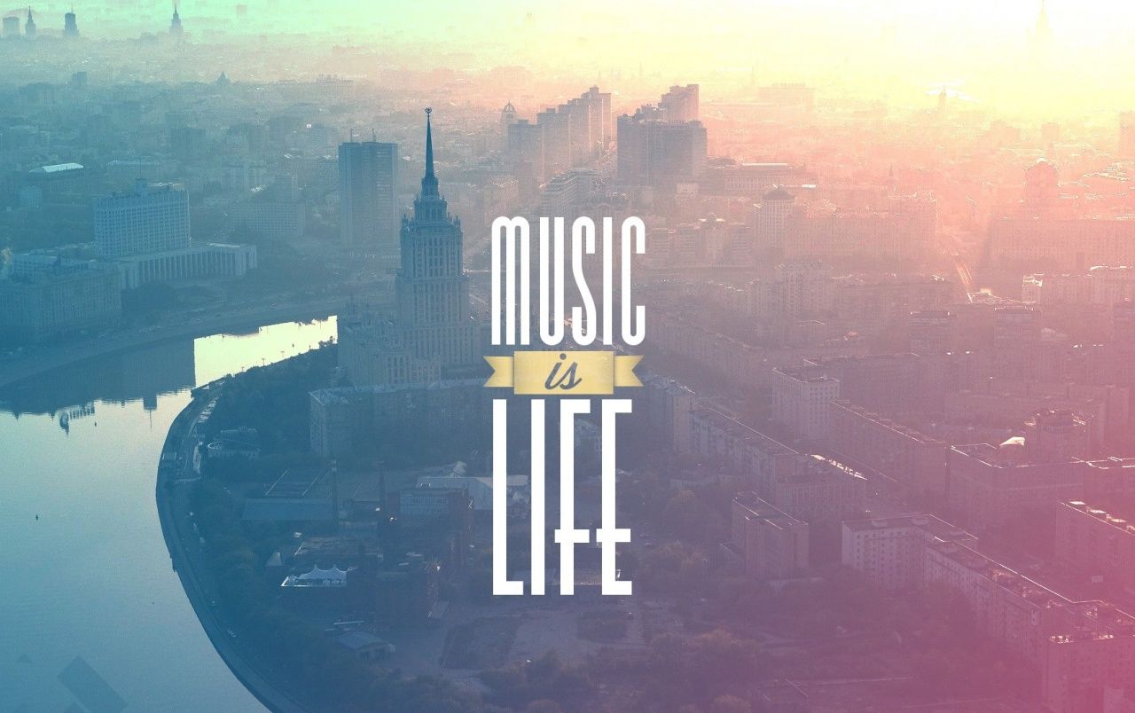 Music is Life Typography Poster wallpaper. Music is Life Typography Poster