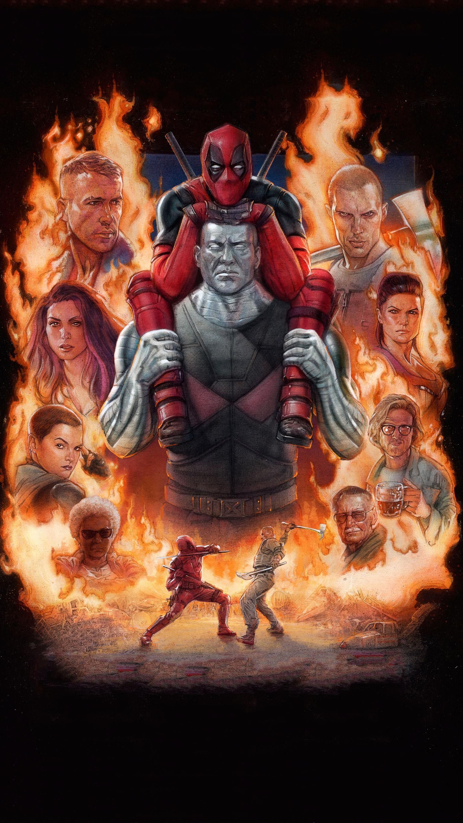 Deadpool (2016) Phone Wallpaper. Moviemania. Movie wallpaper, Deadpool, Phone wallpaper