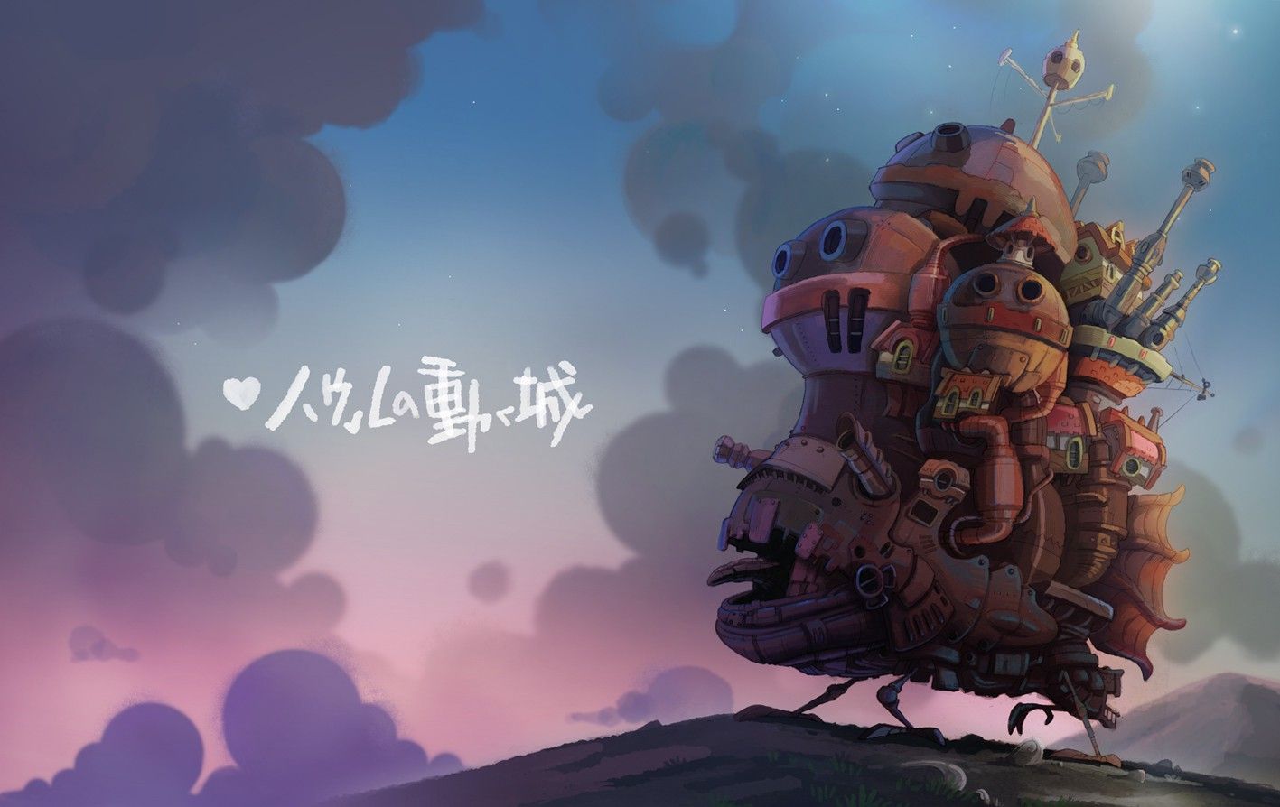 Free download Castles Anime Howl Moving Castle Ghibli Chateau Hauru HD Wallpapers [1417x894] for your Desktop, Mobile & Tablet