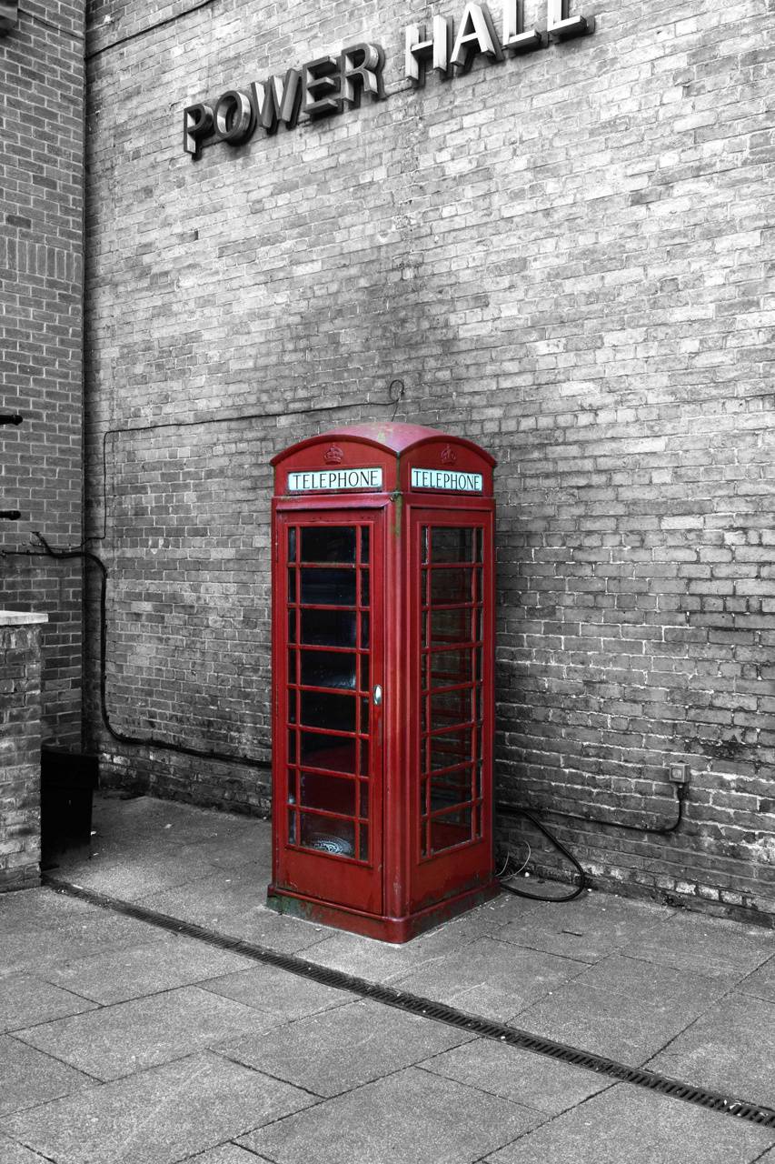 Phone booth wallpaper
