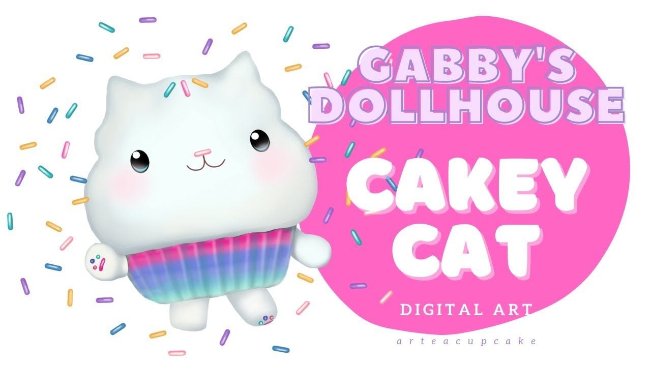 Gabby's Dollhouse Catnip Digital Art for Beginners