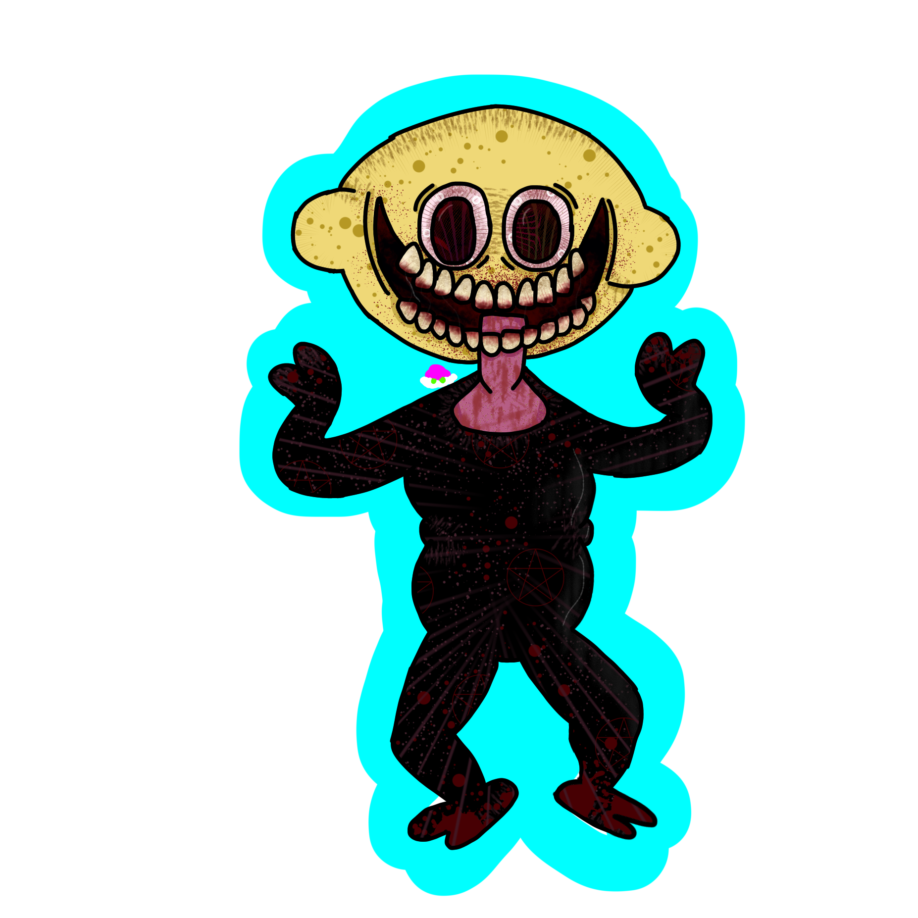 Lemon Demon FNF PNG