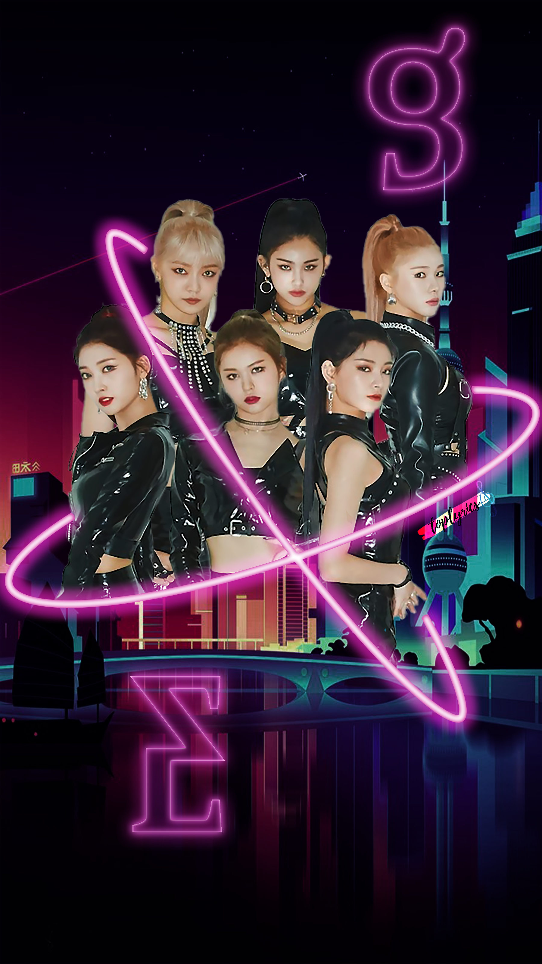 Everglow La Di Da Group Wallpaper. Kpop lockscreen, Anime meninas, Meninas
