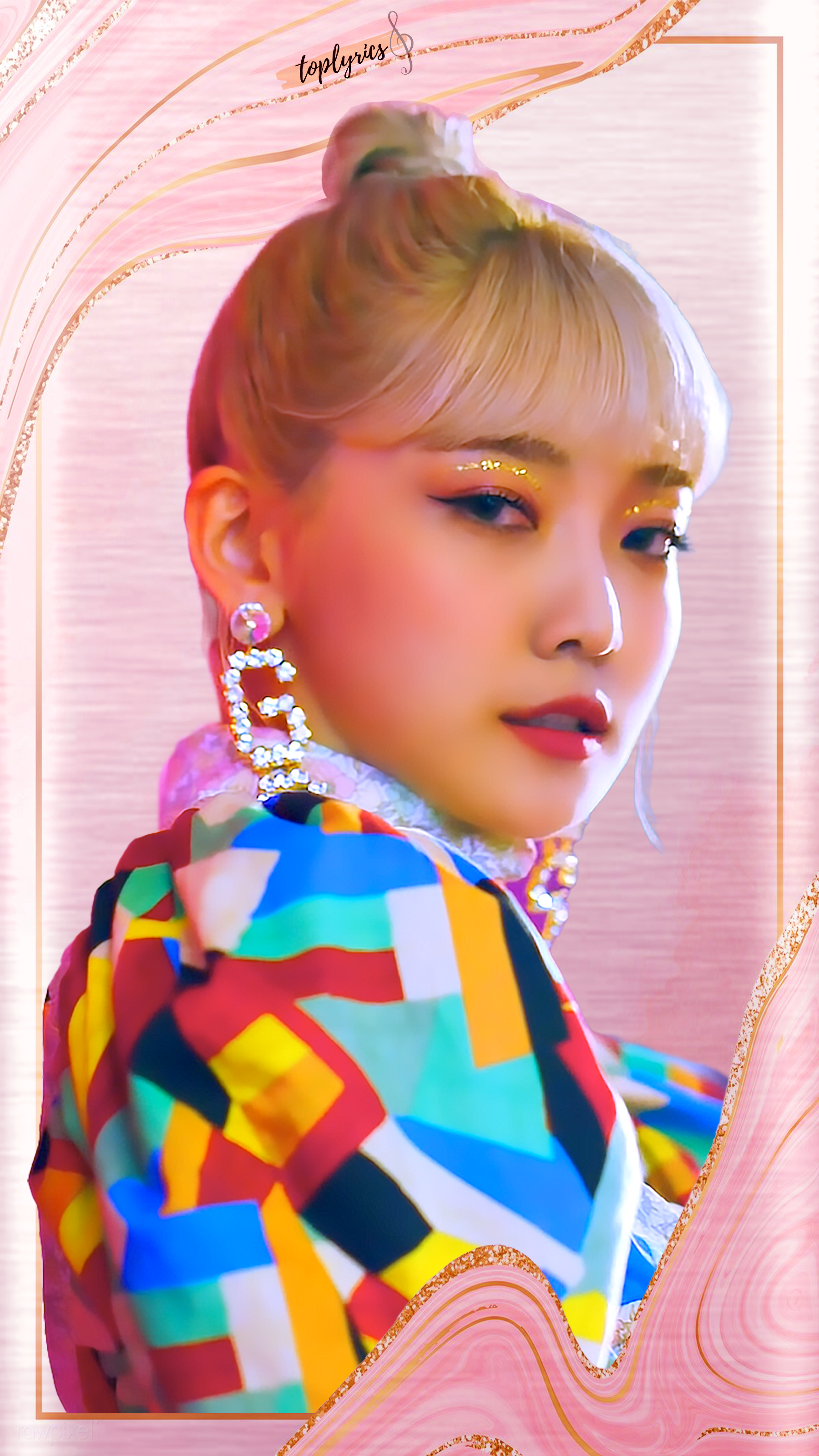 Jo SeRim, Onda Wallpaper Everglow La Di Da. Top lyrics, Beautiful lyrics, Kpop wallpaper