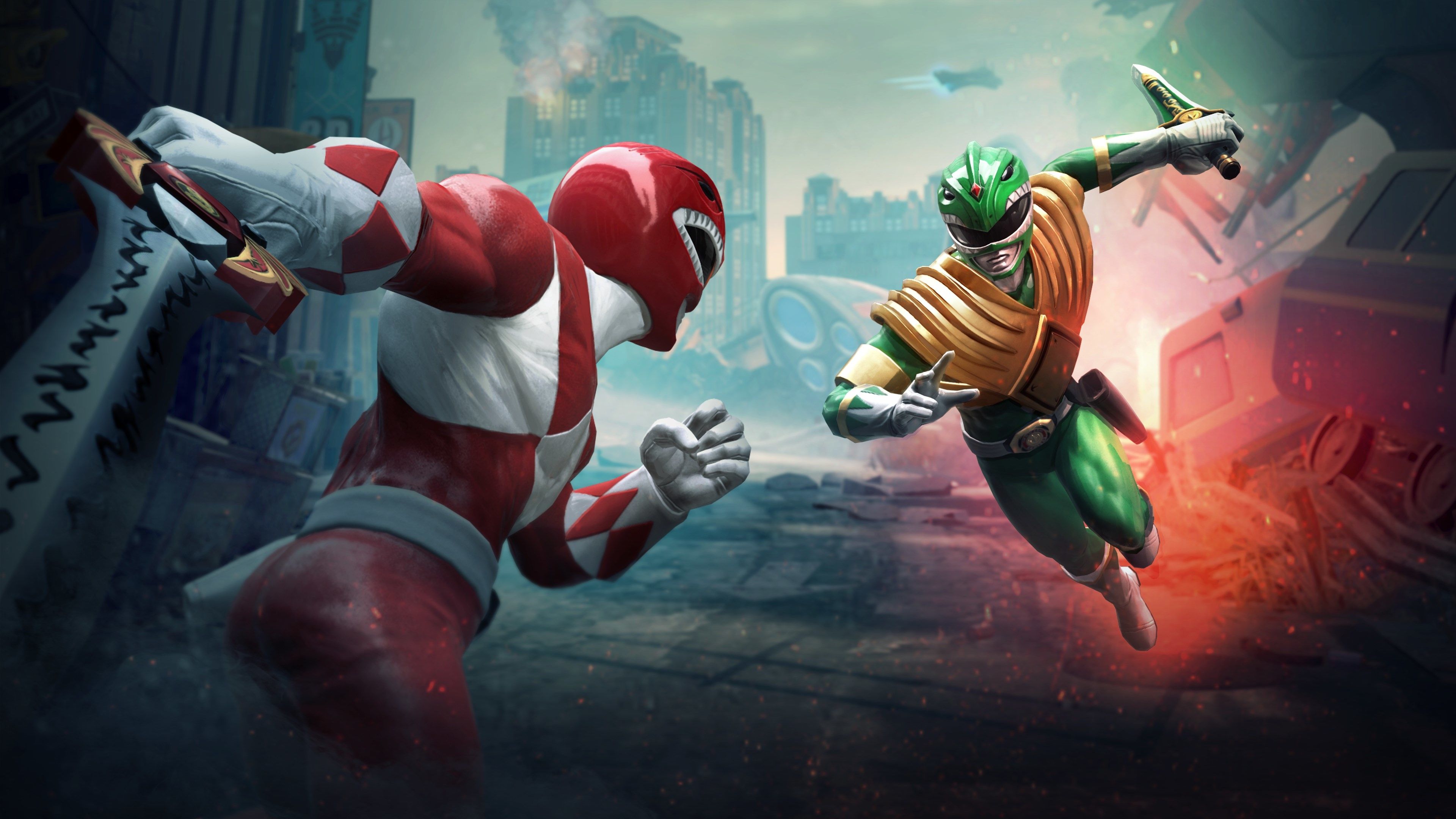 Power Rangers Battle For The Grid HD Wallpaper