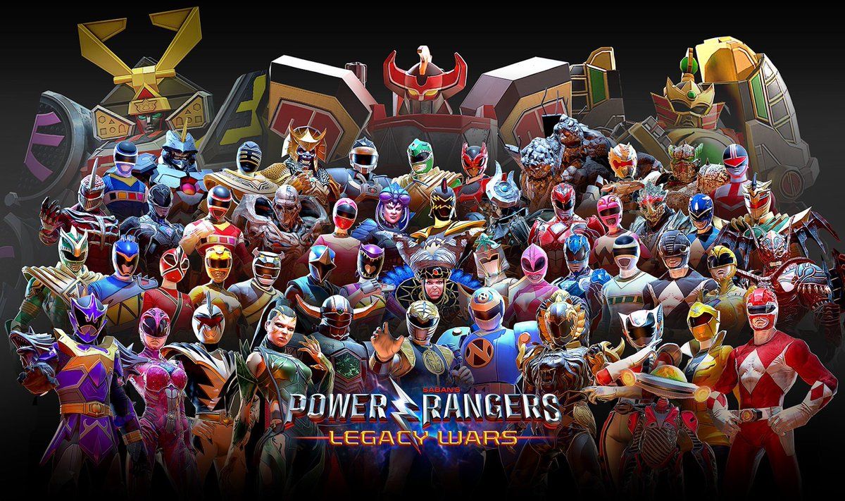 Power Rangers NOW! EPIC #PowerRangers: Legacy Wars roster group photo!