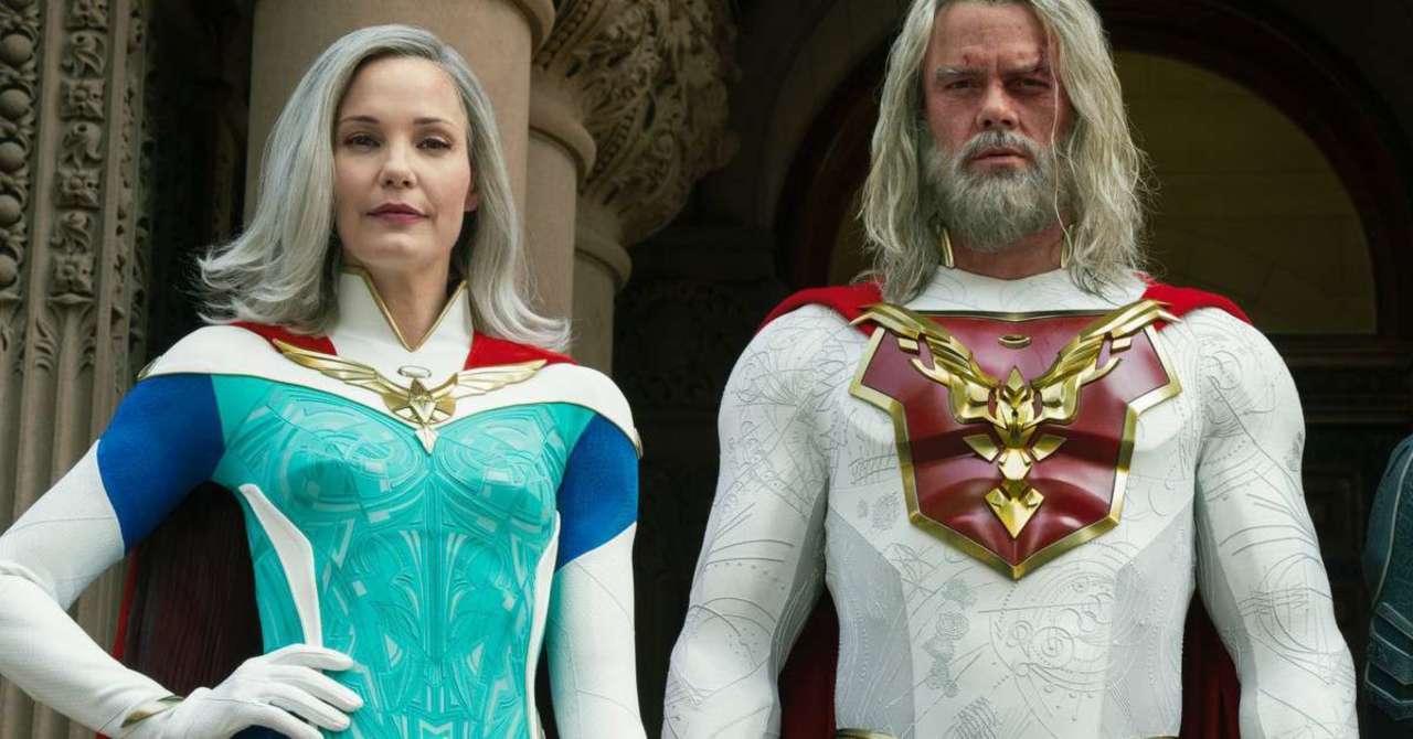Jupiter's Legacy Stars Josh Duhamel and Leslie Bibb on Playing Superheroes Across a Century