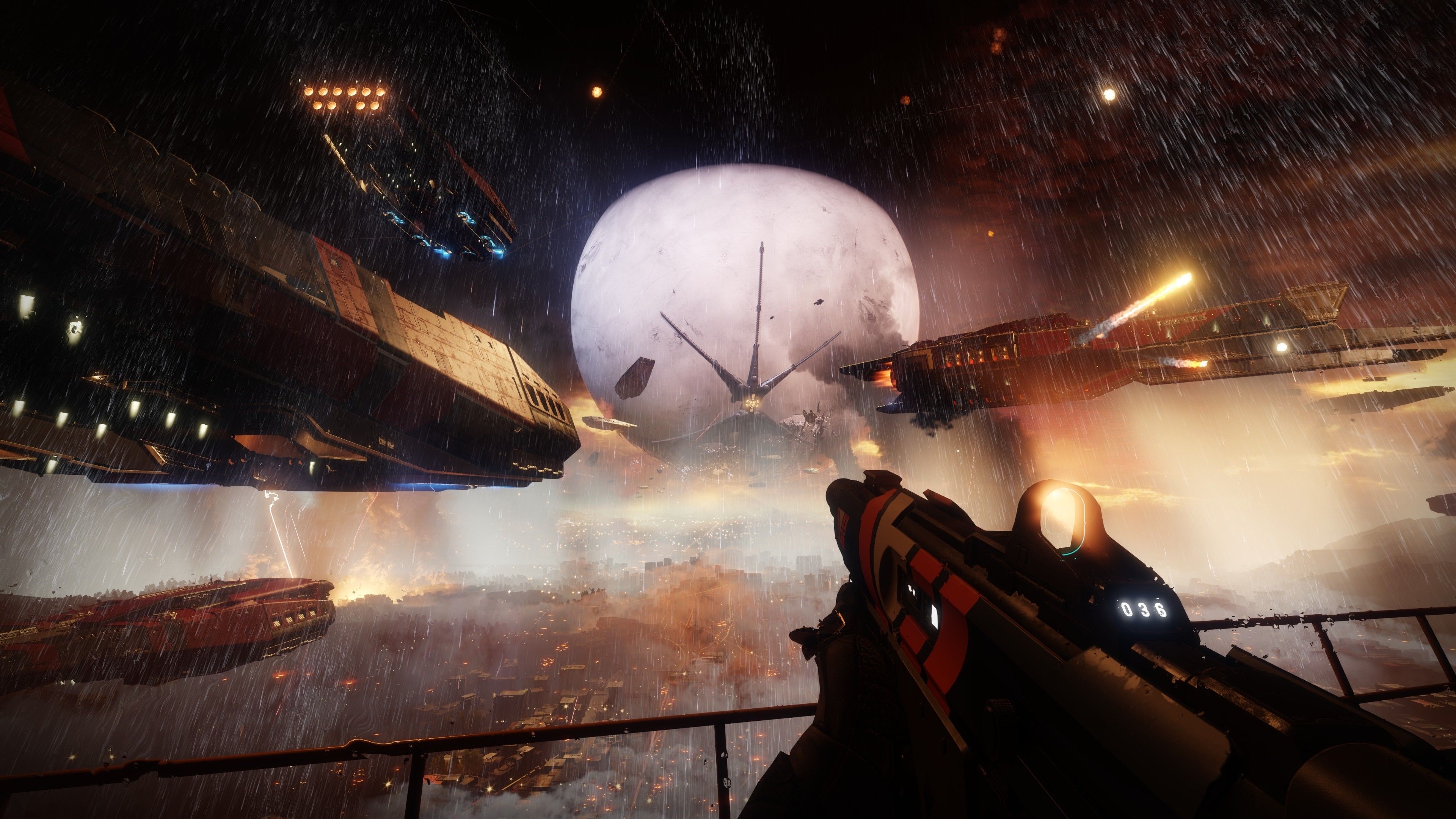 Desktop Wallpaper Space, Battle, Destiny 2, Video Game, 4k, HD Image, Picture, Background, Aa3eca