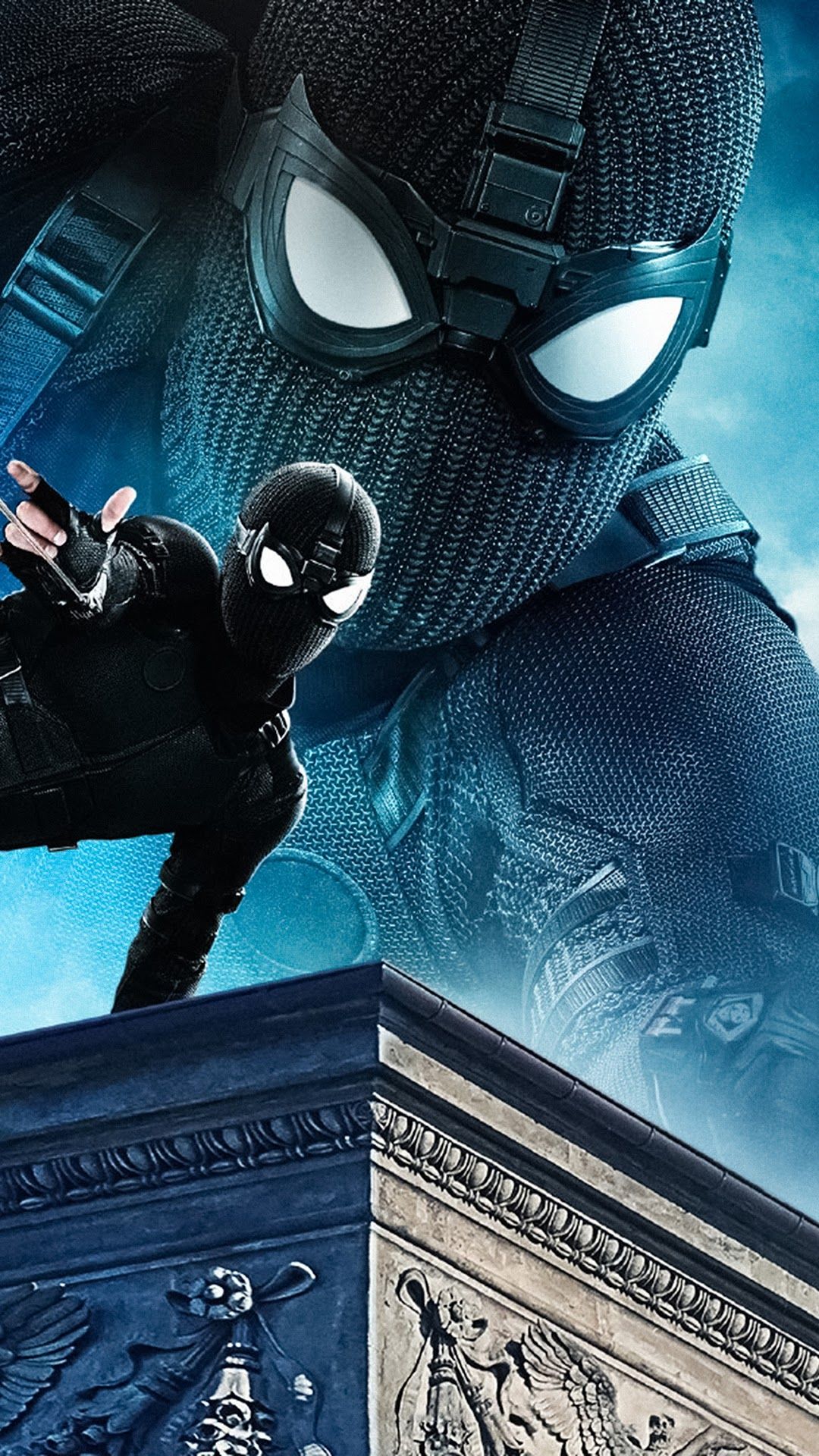 Spider Man: Far From Home, Stealth Suit Phone HD Wallpaper, Image, Background, Photo And Picture