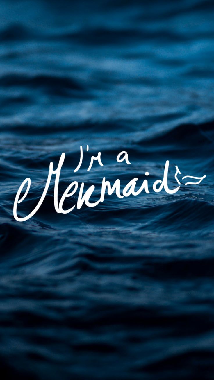 I'm A Mermaid iPhone X Wallpaper