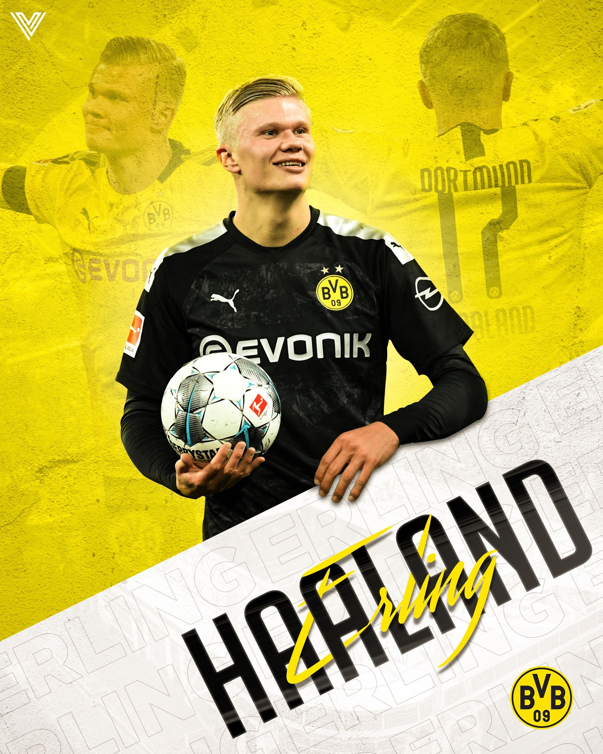 Erling Haaland Poster Design Meng. Football poster, Soccer memes, Sport poster