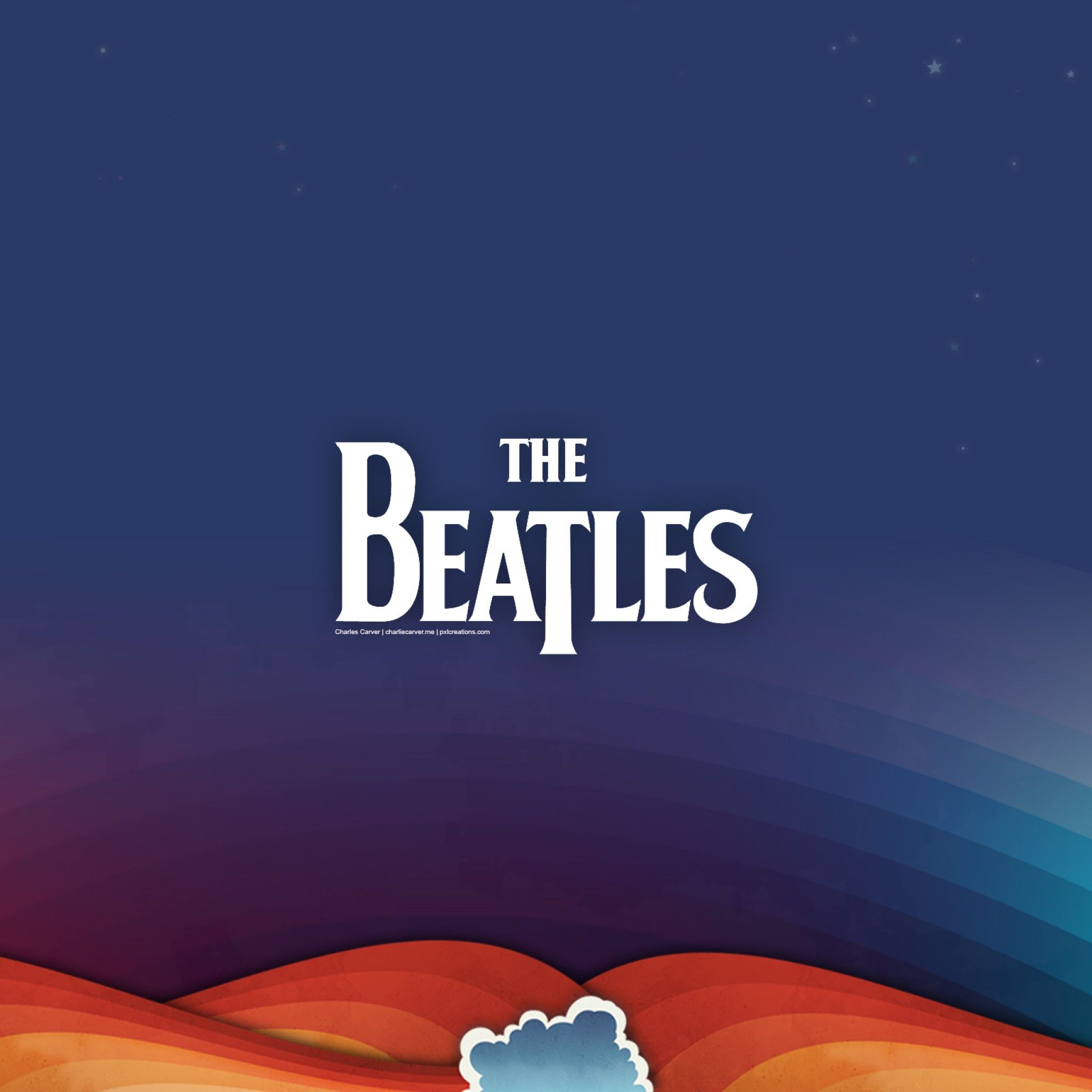 The Beatles 4K Wallpaper, Rock band, Illustration, Music