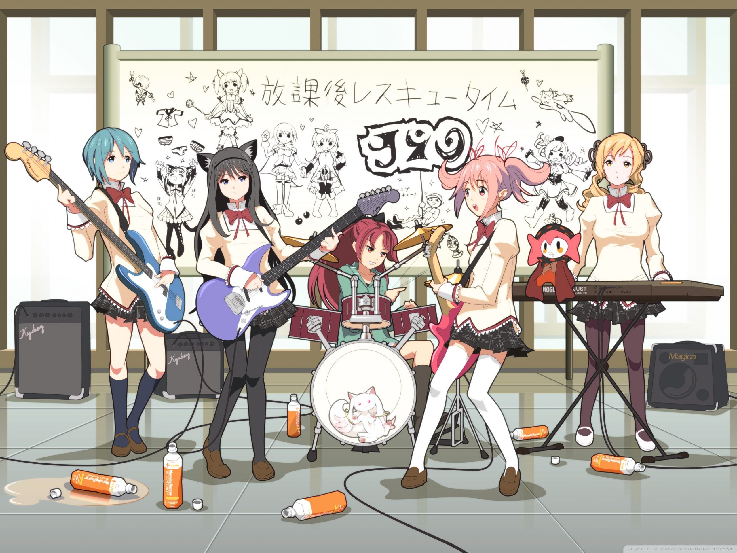 Anime Music Band Ultra HD Desktop Background Wallpaper for 4K UHD TV, Tablet