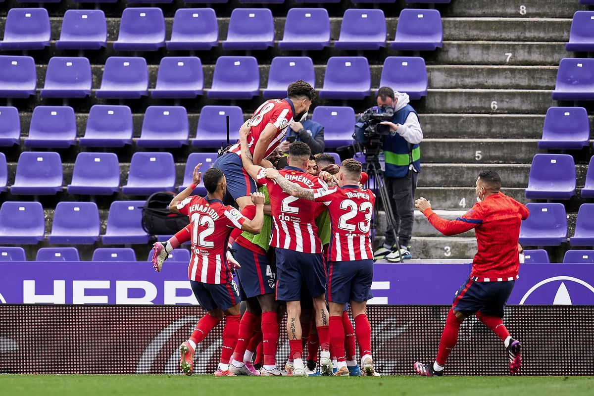 Atlético Madrid beat Valladolid 2- win LaLiga for 11th time the Calderon