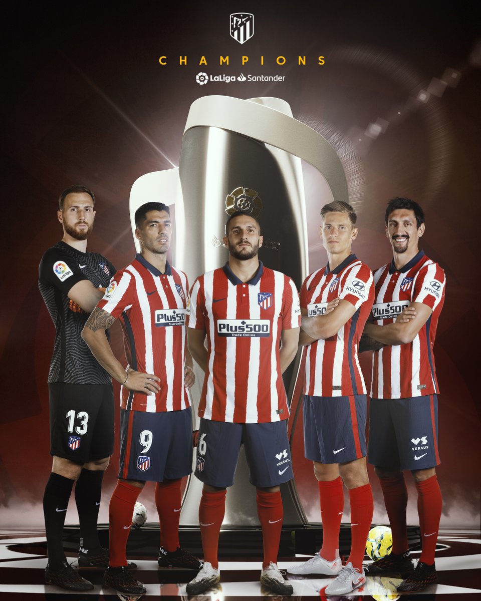 Atlético de Madrid LaLiga Champions 2021 wallpaper