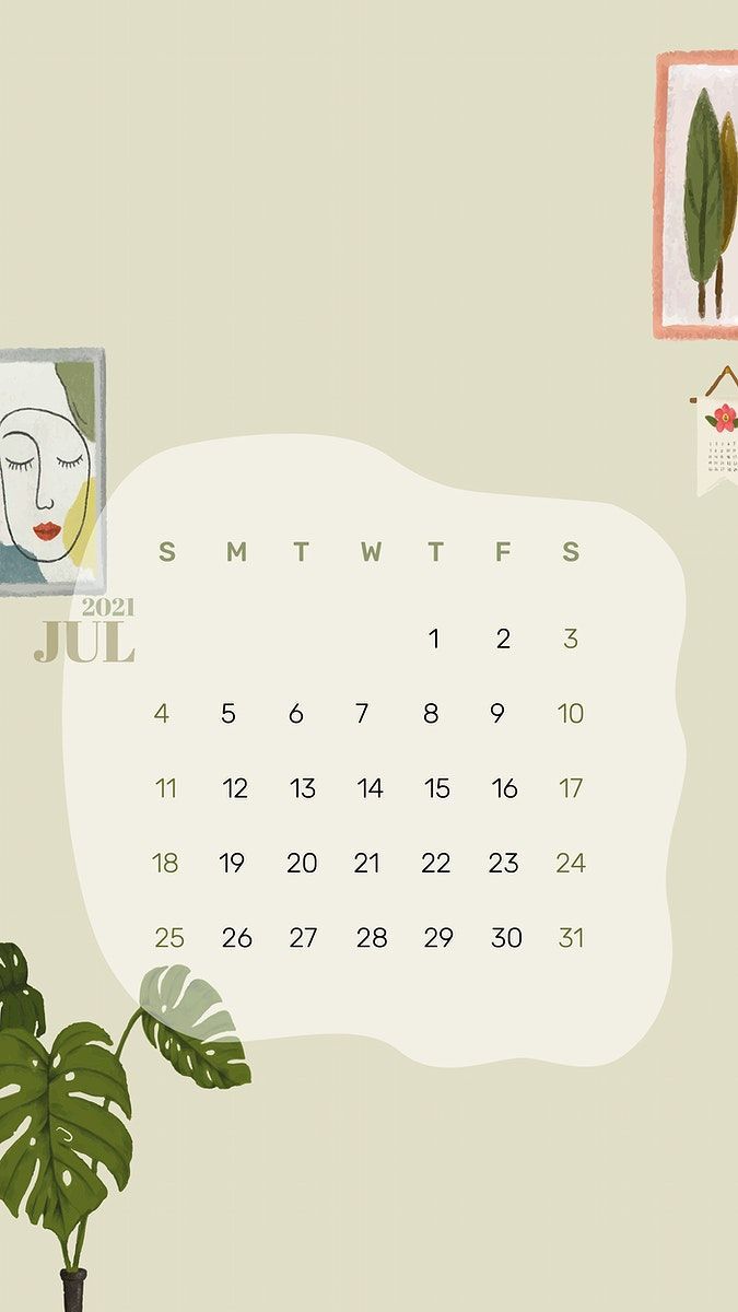 Download premium vector of Calendar 2021 July phone wallpaper. Calendar wallpaper, Calendar, Phone wallpaper