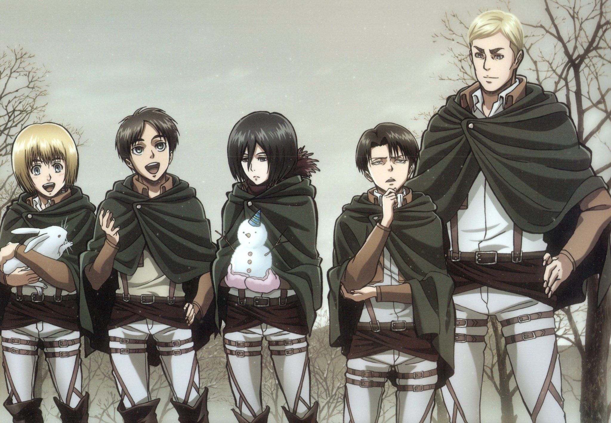 Moonlight - #manga #anime #anitwitter #anitwt #AttackOnTitan #shingekinokyojin #進撃の巨人 #eruri In the image Erwin and Levi looks like two fathers with their many kids around