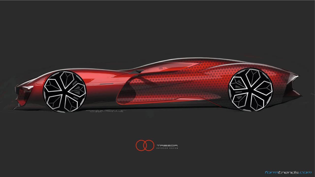 Renault Trezor Concept with design director Laurens van den Acker. Futuristic cars, Renault, Concept cars