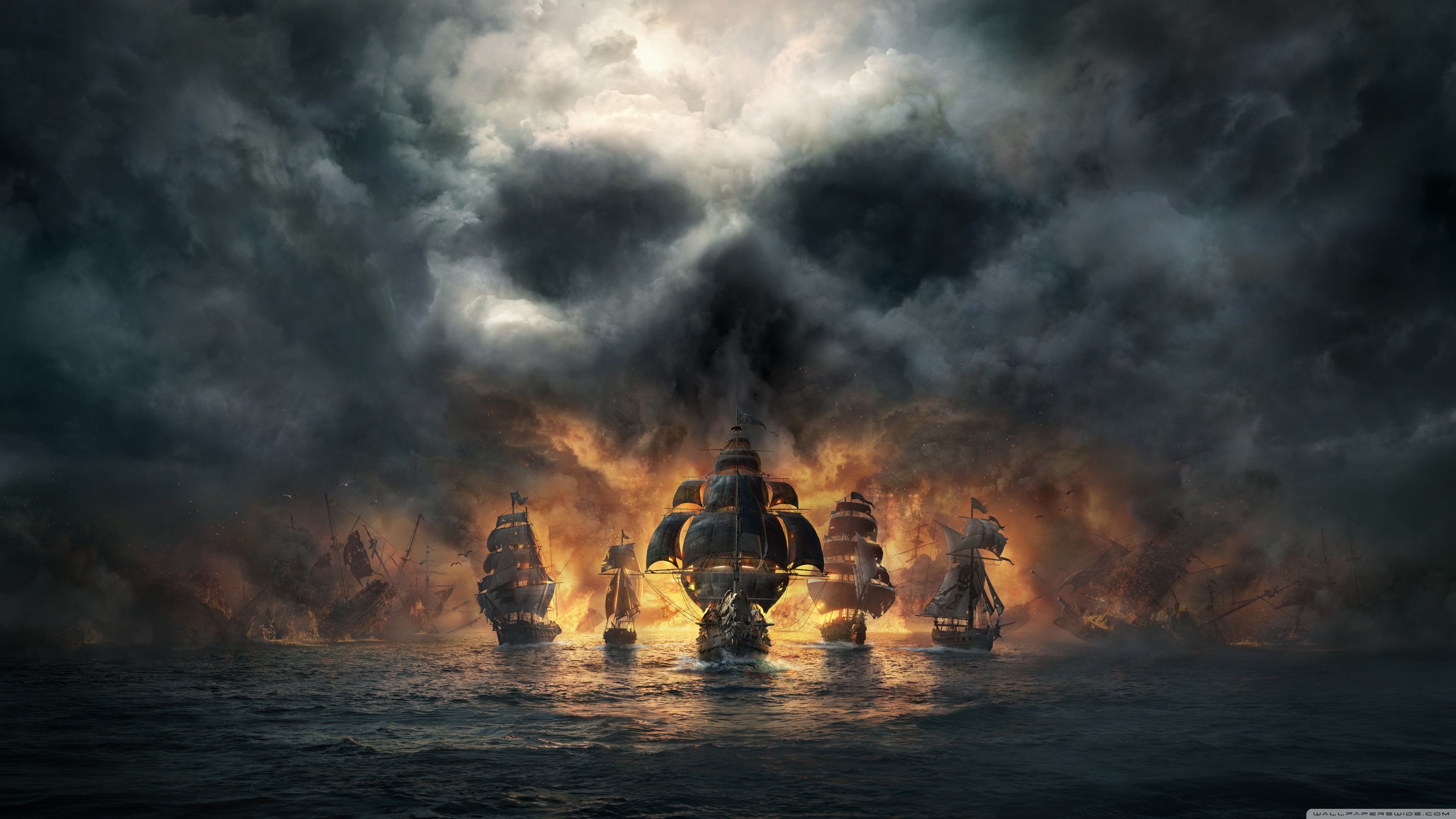 skull and bones 2018 video game wallpaper 3840×2160. HD Wallpaper, HD Background, Tumblr Background, Image, Picture