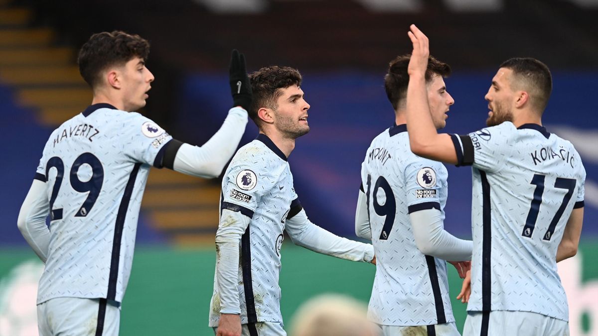 Premier League Pulisic hits brace, Kai Havertz shines as Chelsea rout Crystal Palace