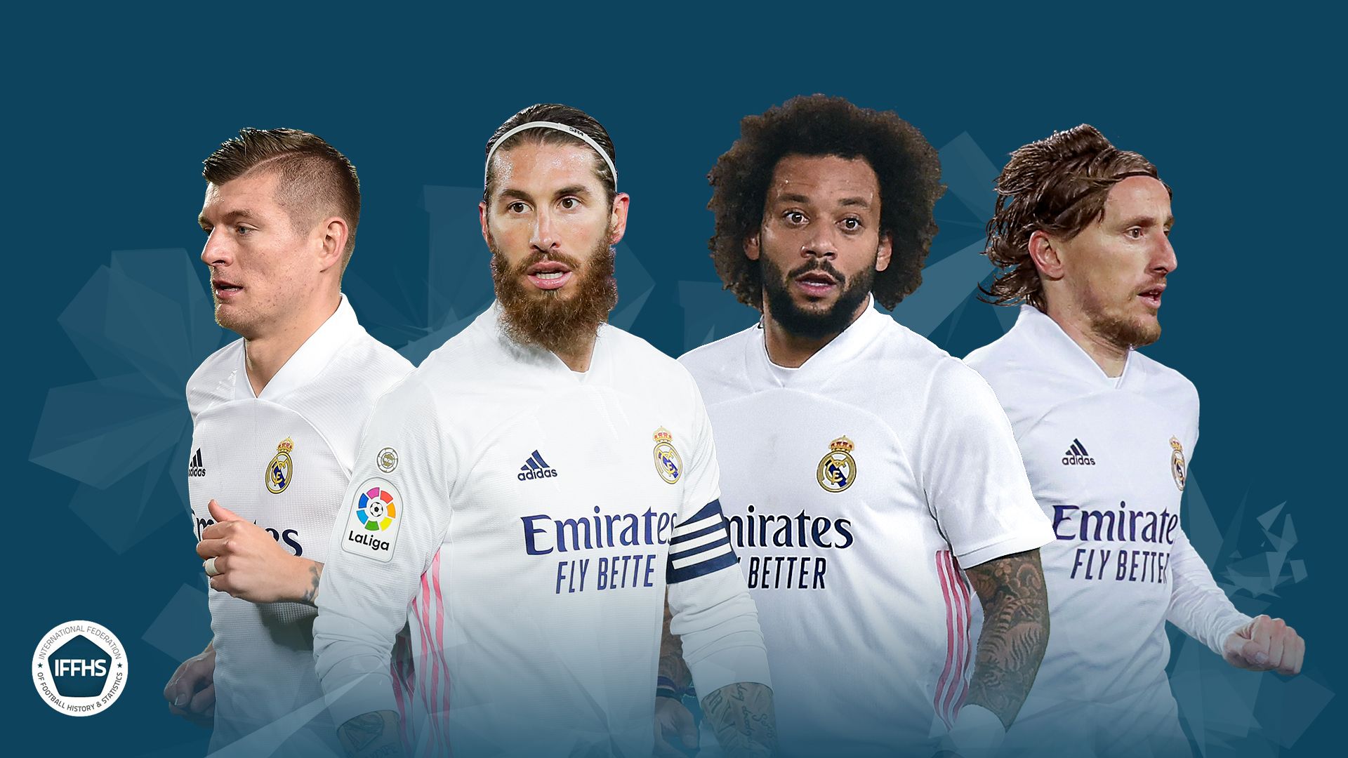 Ramos, Marcelo, Modric and Kroos make IFFHS Team of the Decade. Real Madrid CF