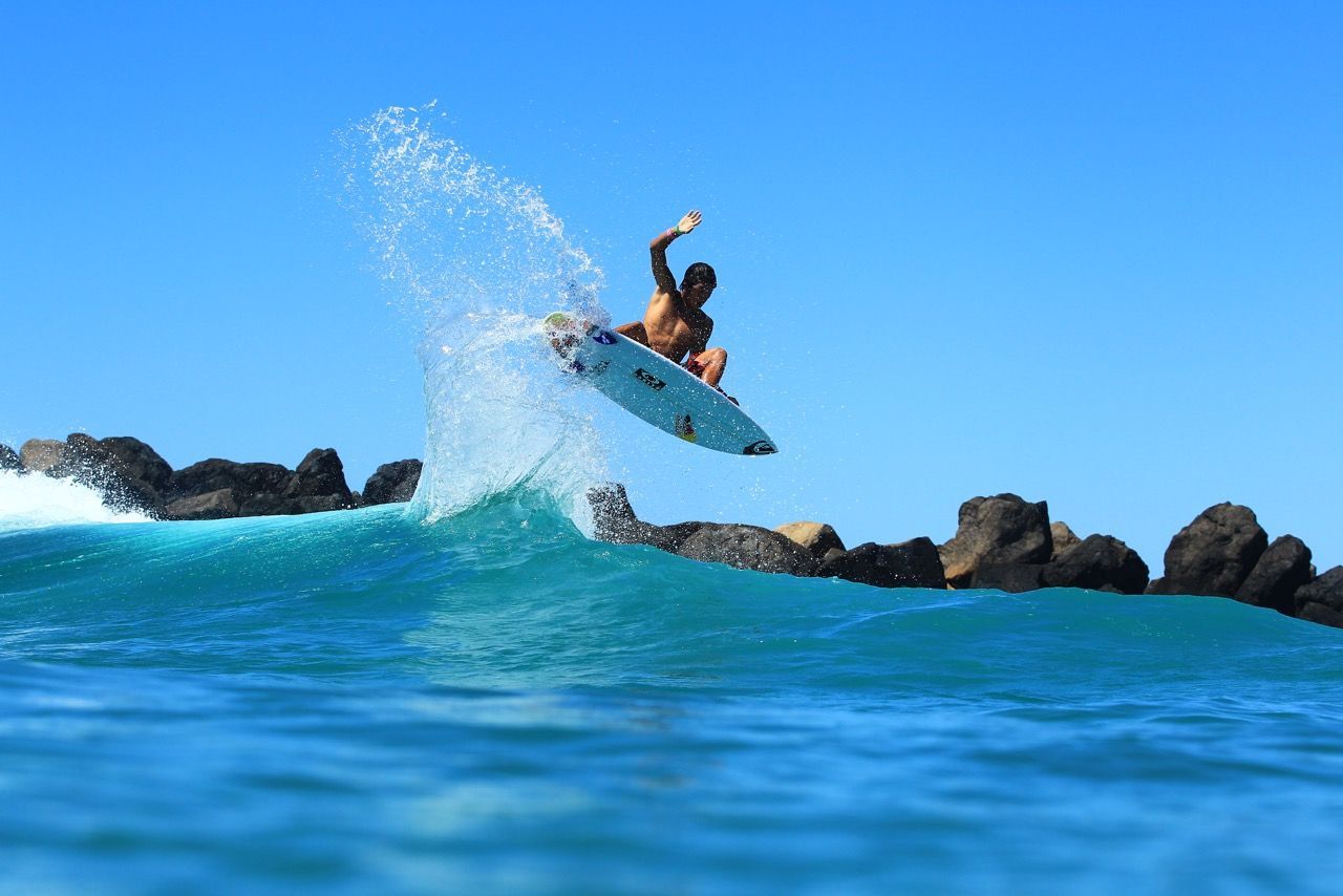 Kanoa Igarashi Boosting Over North New South Wales. Quiksilver.com Surf. Surfing, Surf Life, Kanoa