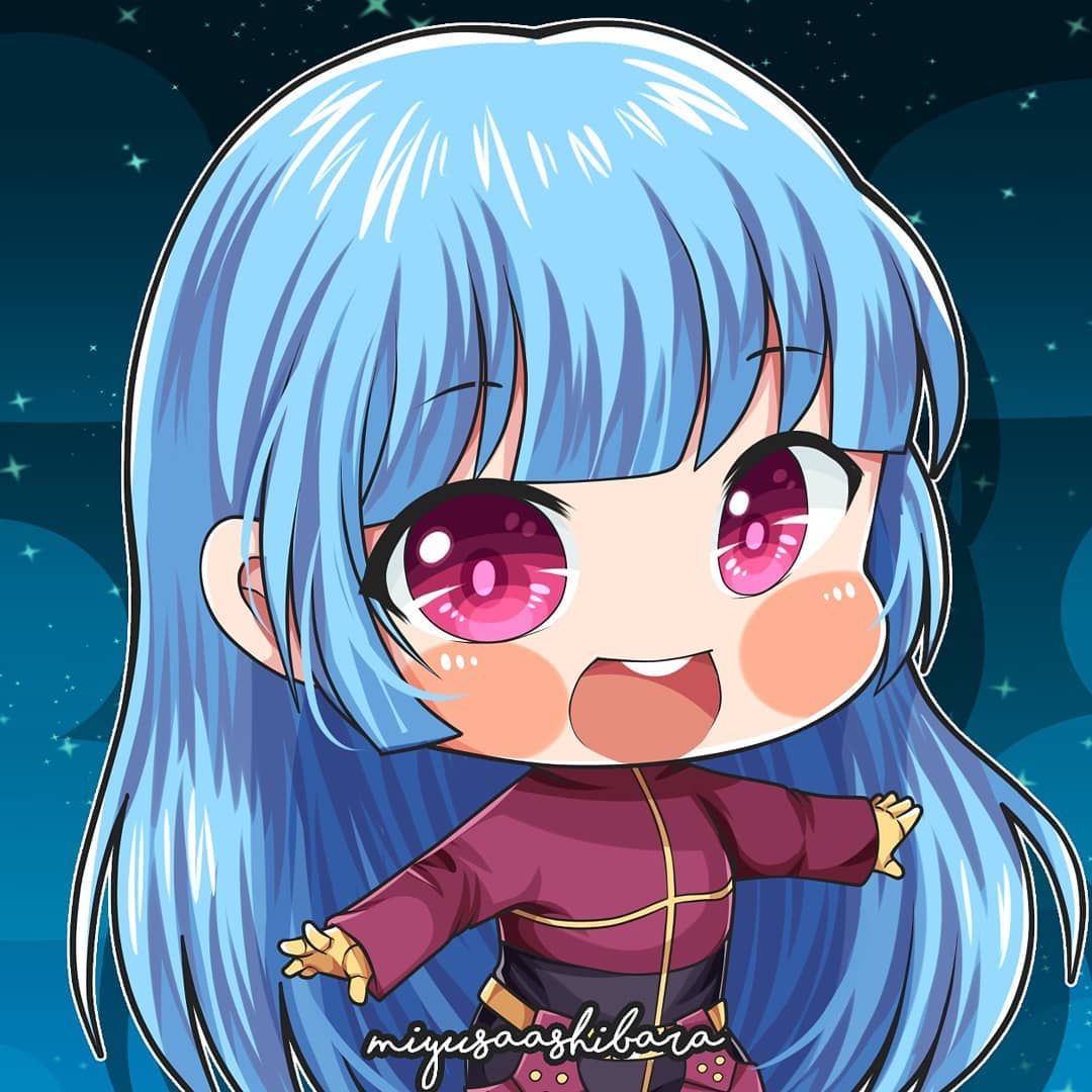 Likes, 40 Comments i y o e s on Instagram: “Kula Diamond of Fighters. .. The only Aurora sk. Gambar karakter, Chibi, Animasi