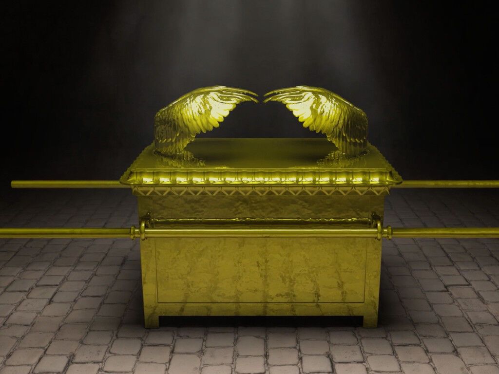 FreeBibleimage - The Ark Of The Covenant - Image Of A 3D Reconstruction Of The Ark Of The Covenant (Exodus 25:10 37:1 9)