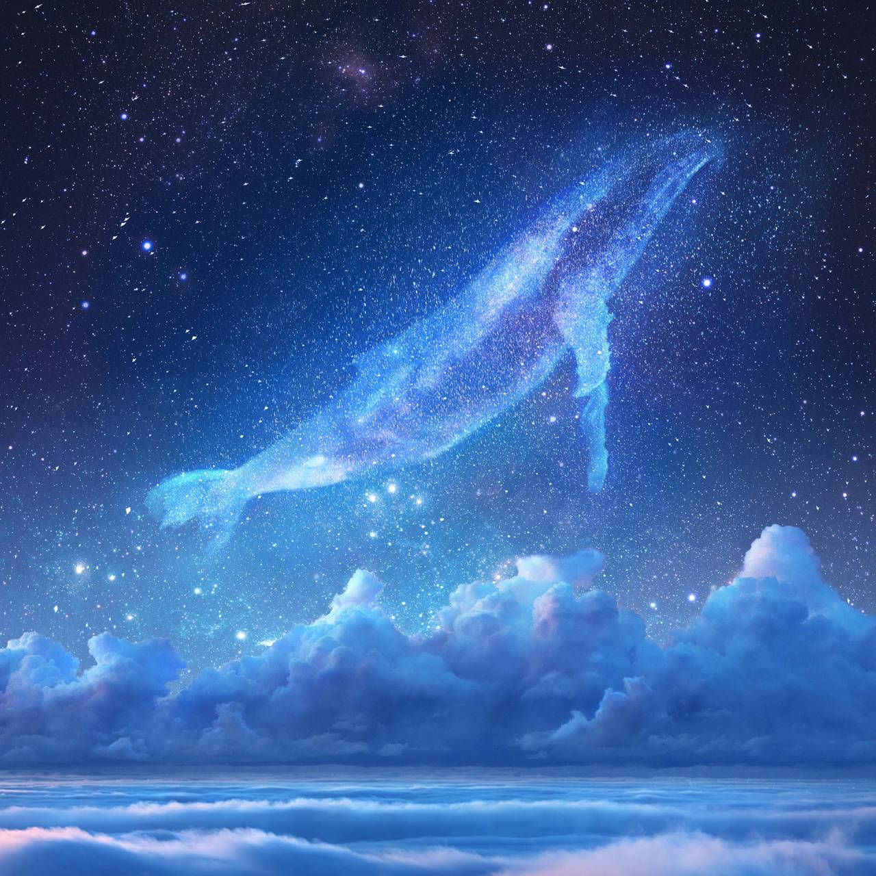 Whale in the Sky wallpaper