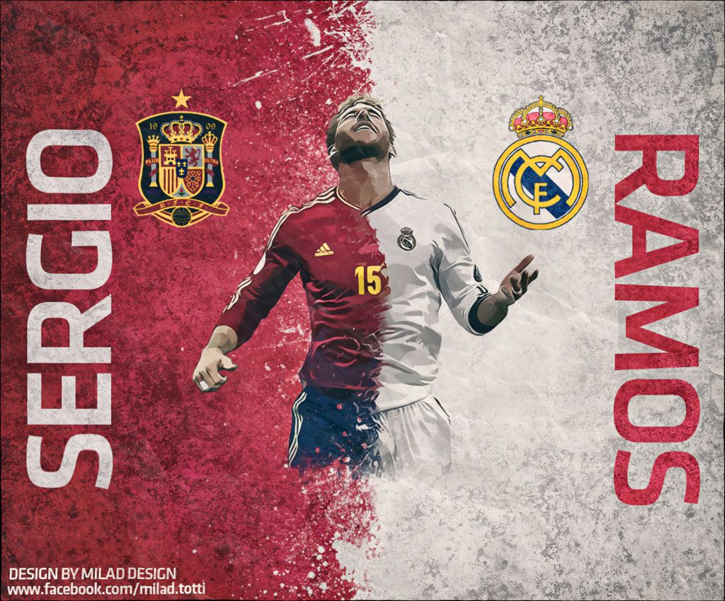 Sergio Ramos Ramos Real Madrid And Spain HD Wallpaper