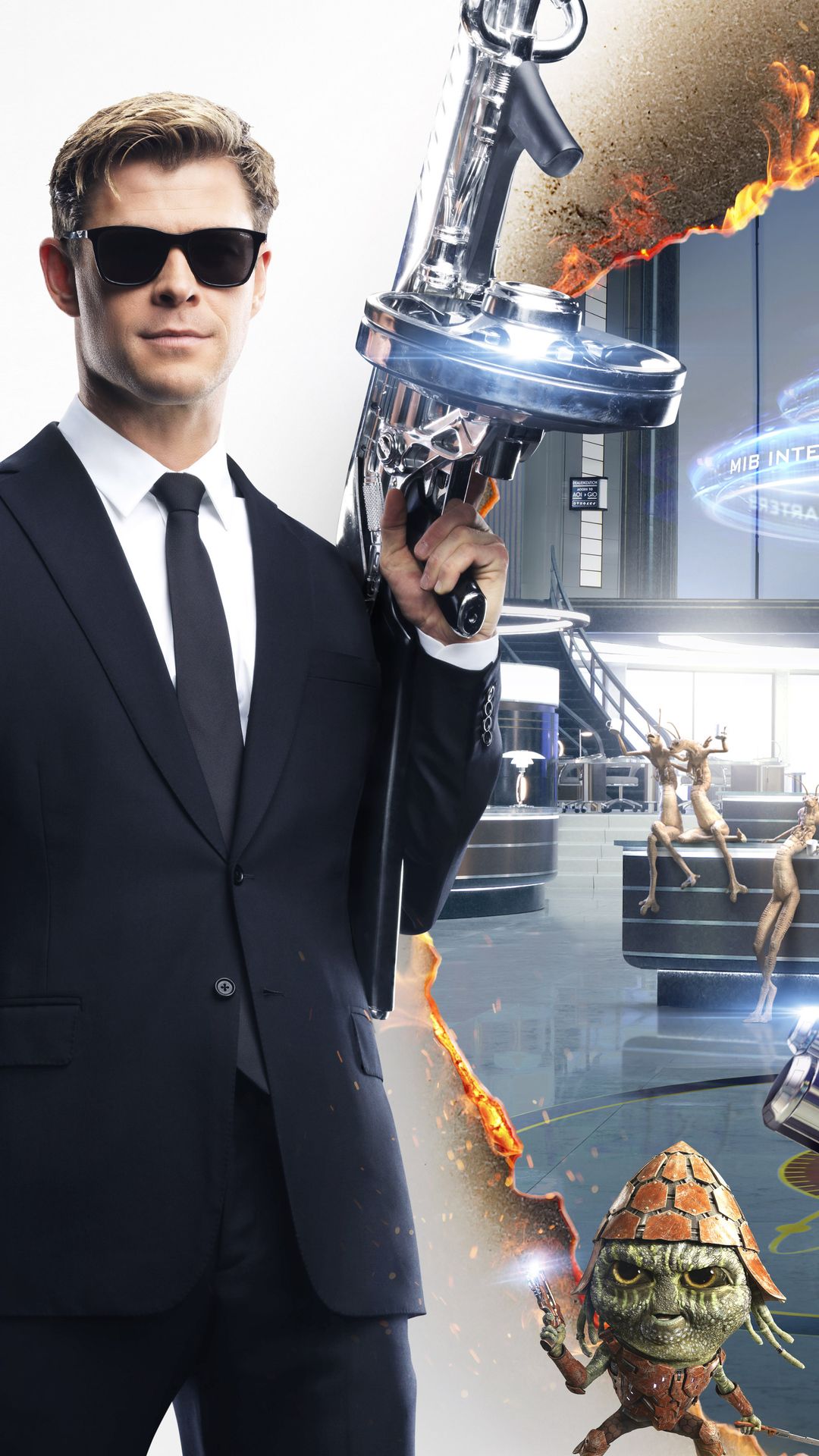 1080x1920 men in black international, mib international, men in black, hd, movies, 2019 movies, chris hemsworth for iPhone 6, 7, 8 wallpaper