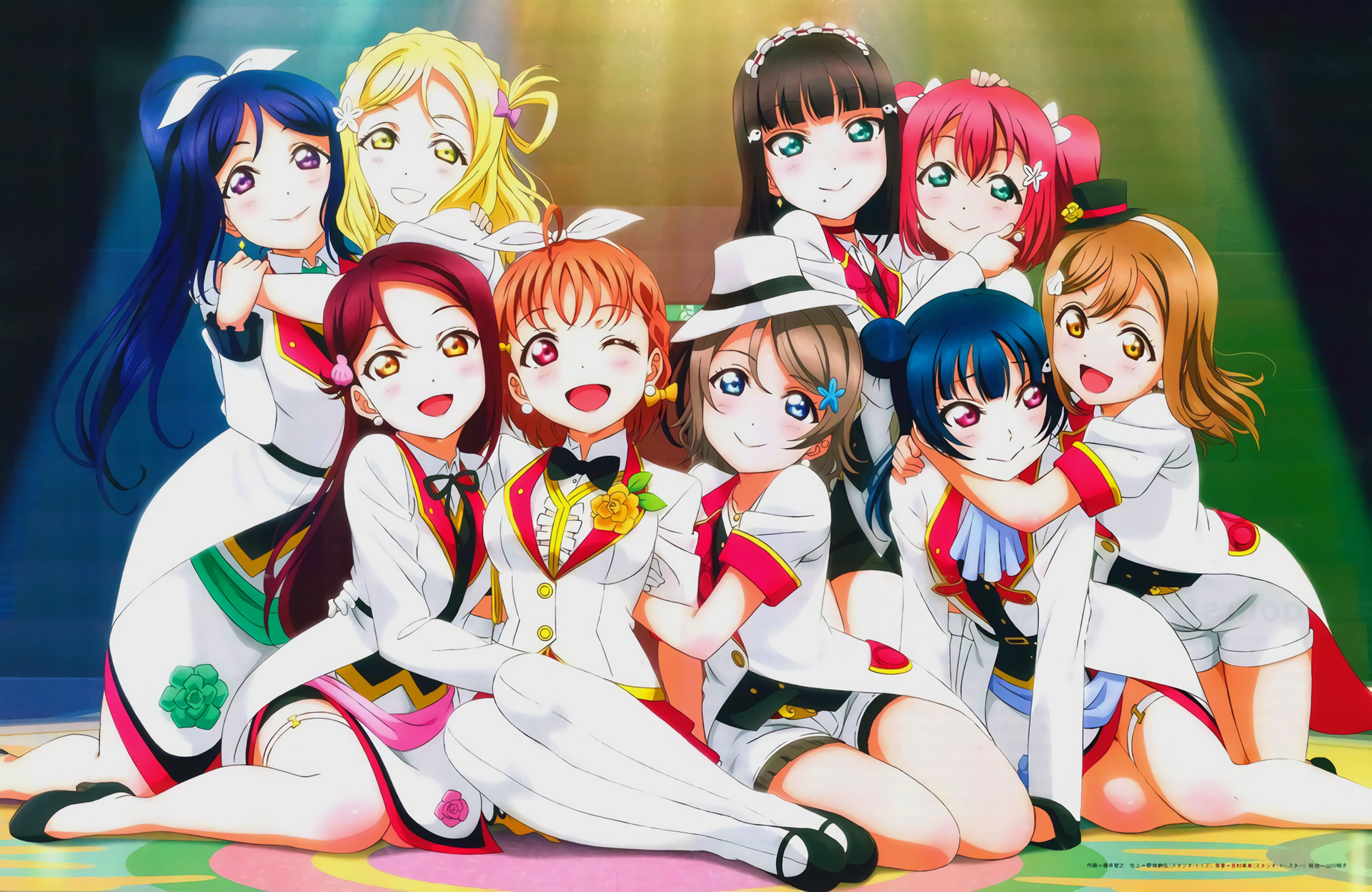 Title Anime Love Live Sunshine Chika Takami Live Sunshine Background HD Wallpaper