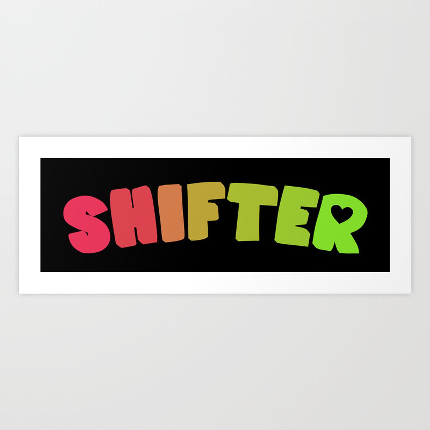 Shifter (Aroflux) Art Print