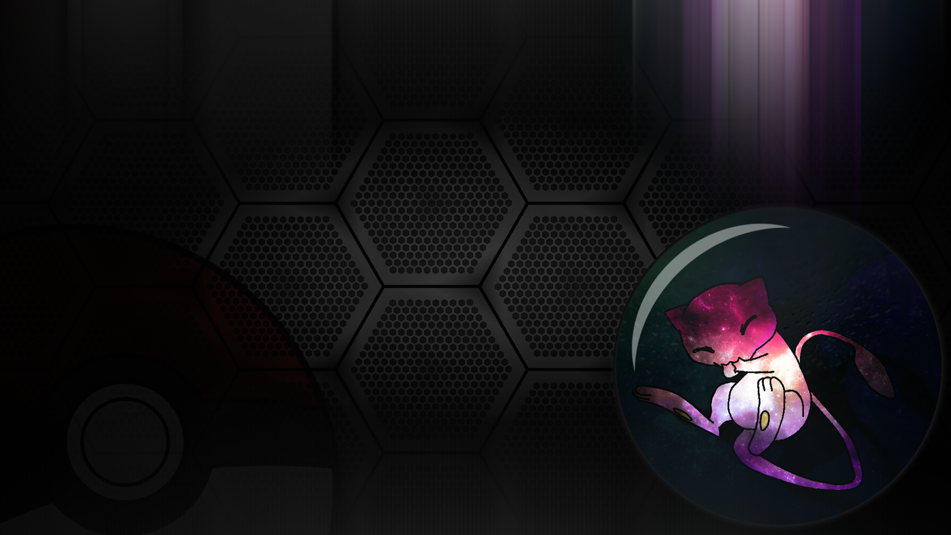 Mew wallpaper (Fixed Shadow)